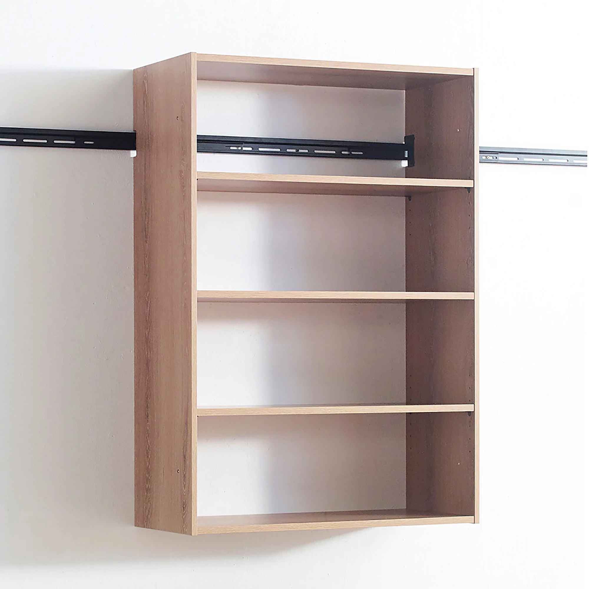 Devi - Wall Mounted Wood Closet System With Modular Design And Ample Storage - Image 10