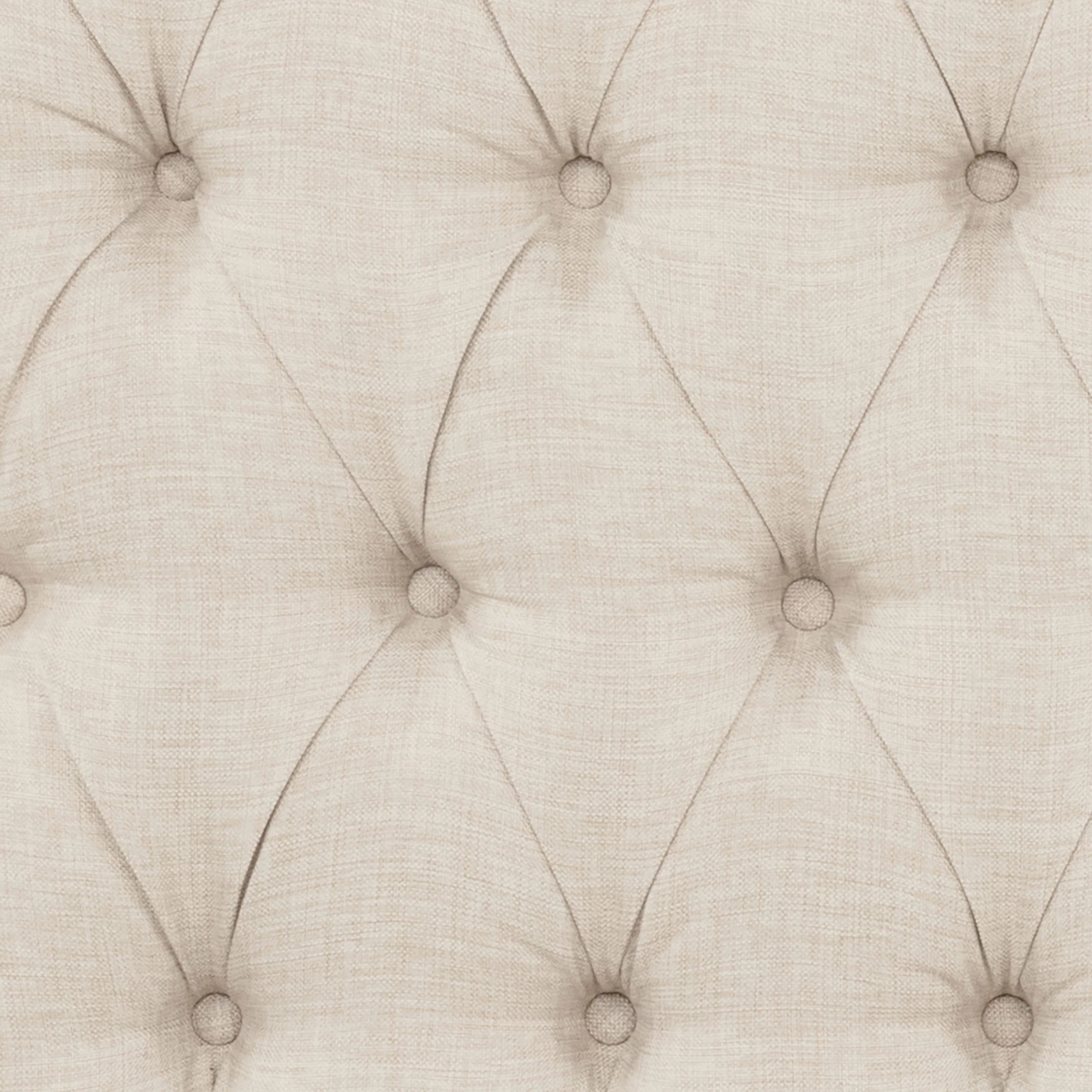 Devon 57-inch Upholstered Full Headboard in Beige - Image 4