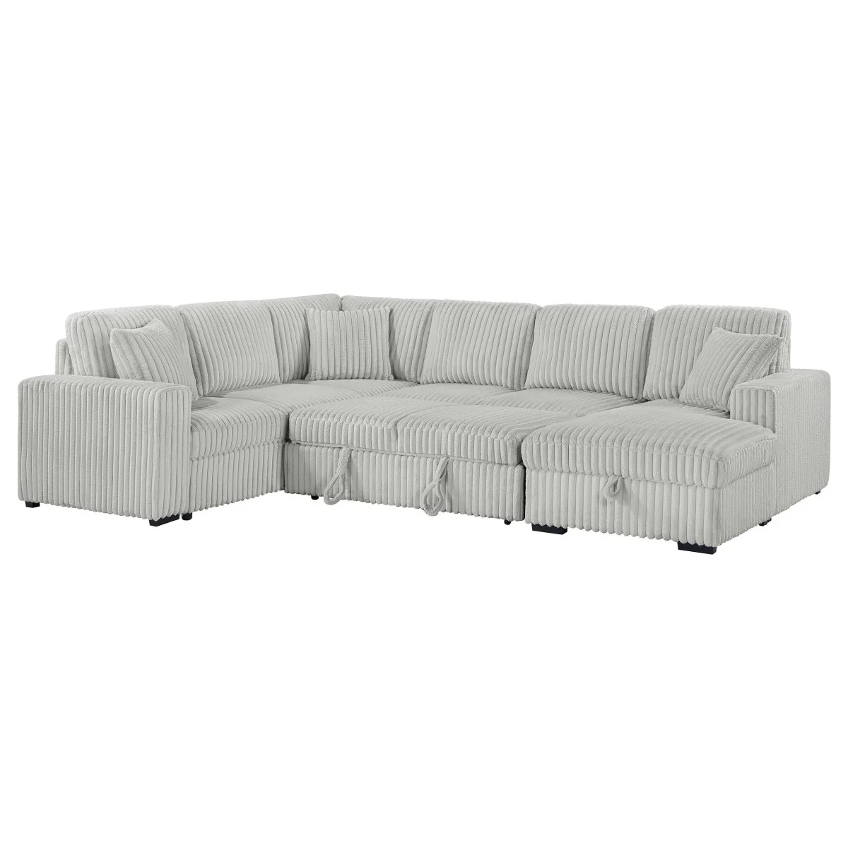 Sleeper Sectional Sofa with Storage Chaise - Image 10