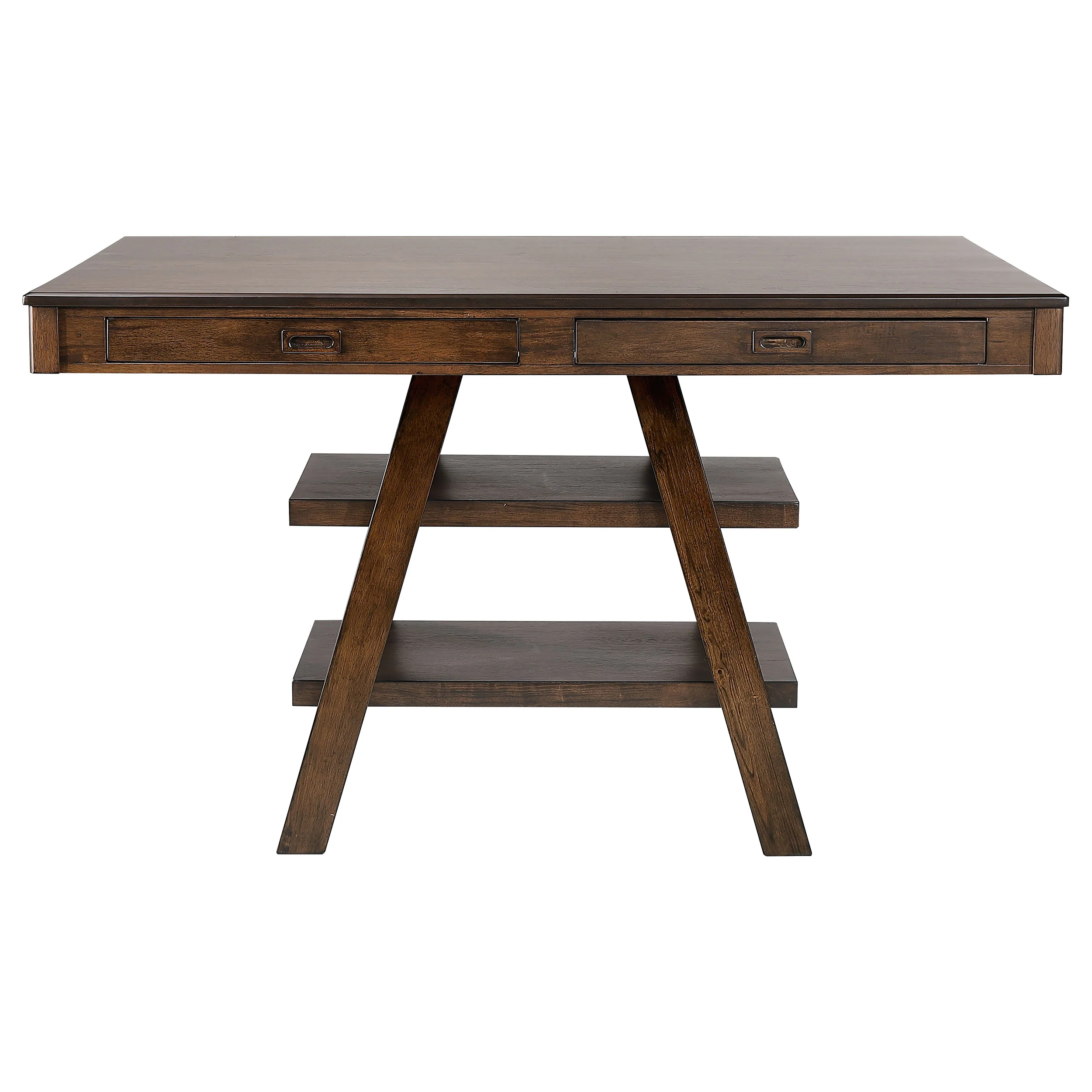 Dewey 5-Piece Walnut Counter Height Dining Set - Image 3
