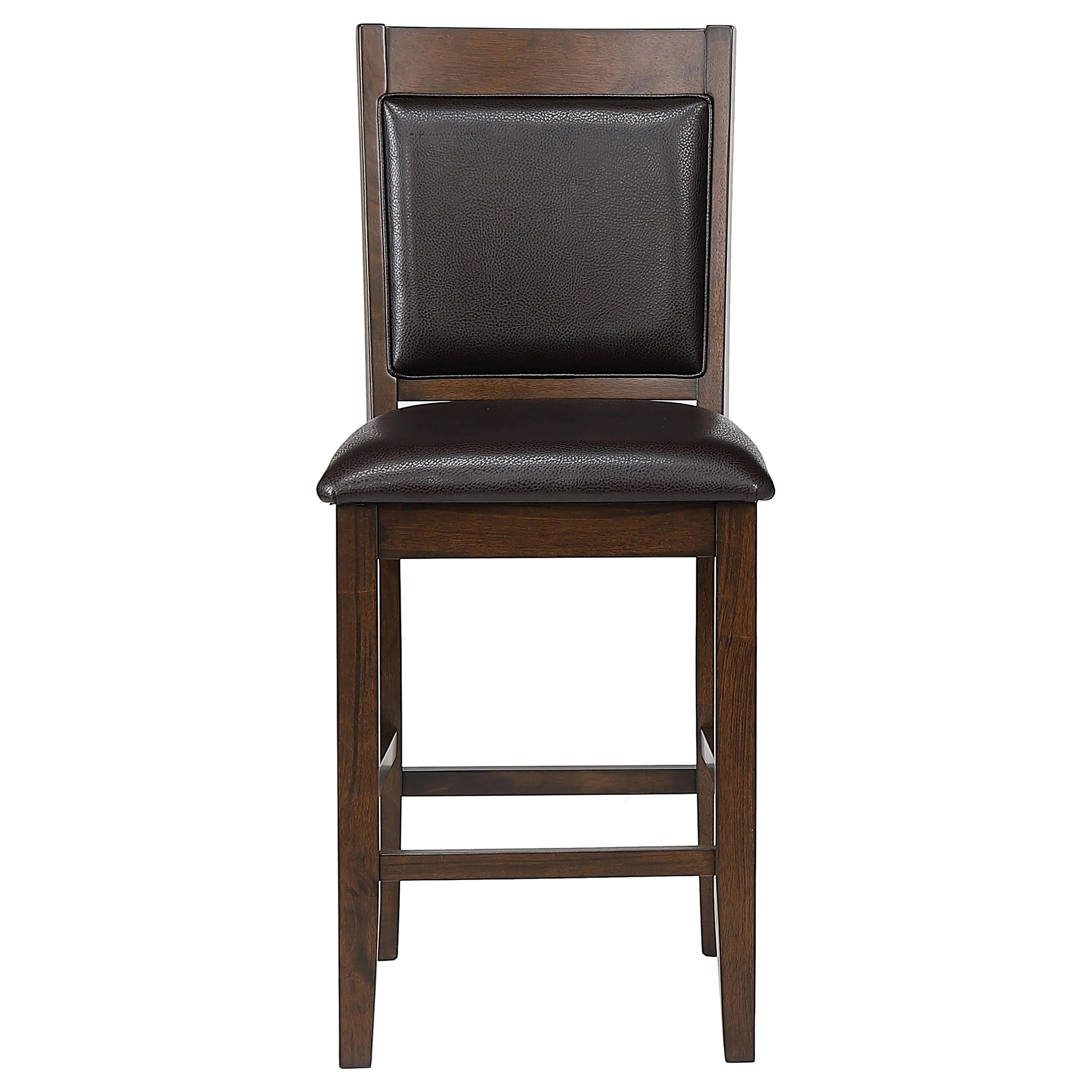 Dewey Upholstered Counter Chair Walnut, Set of 2 - Image 3