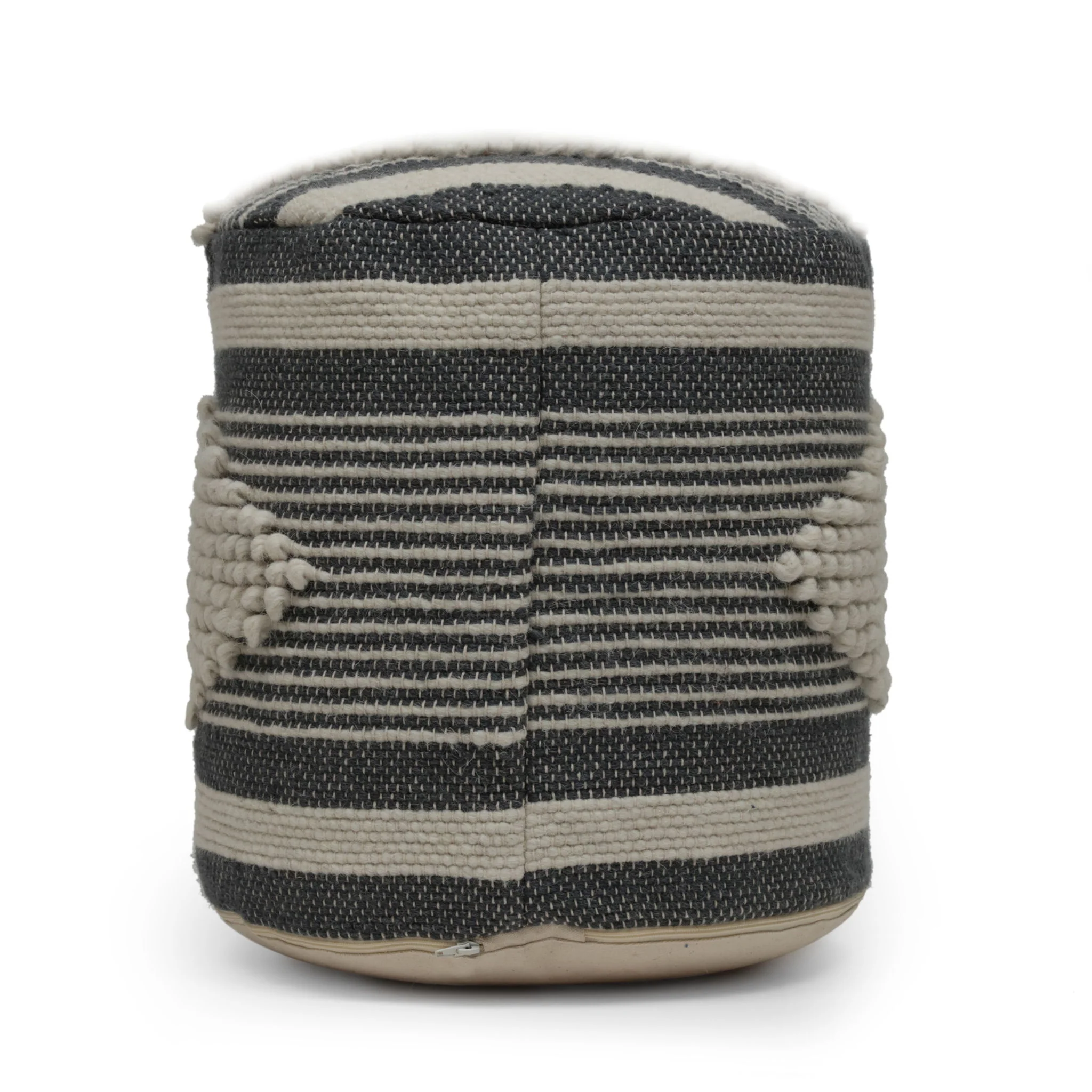 Diamond - Handcrafted Cylindrical Pouf - Image 11