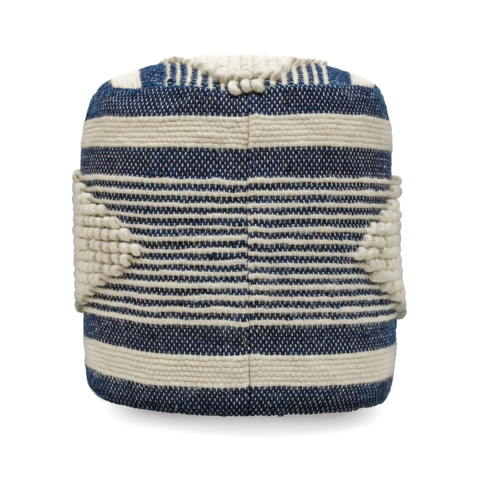 Diamond - Handcrafted Cylindrical Pouf - Image 2