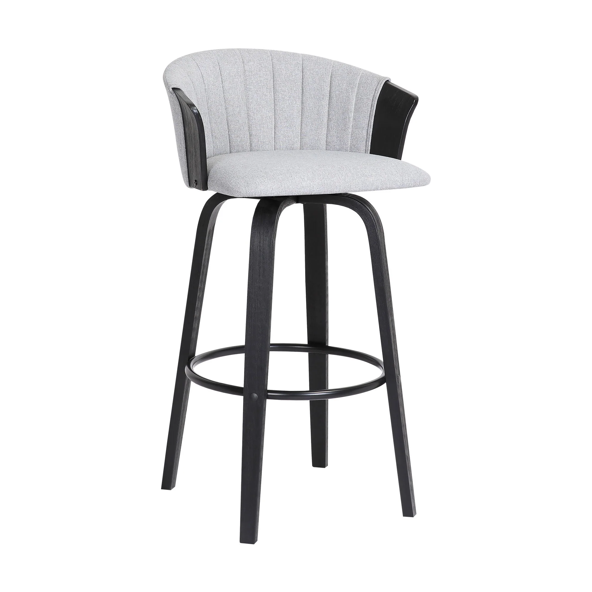 Diana - Swivel Wood Stool - Image 2
