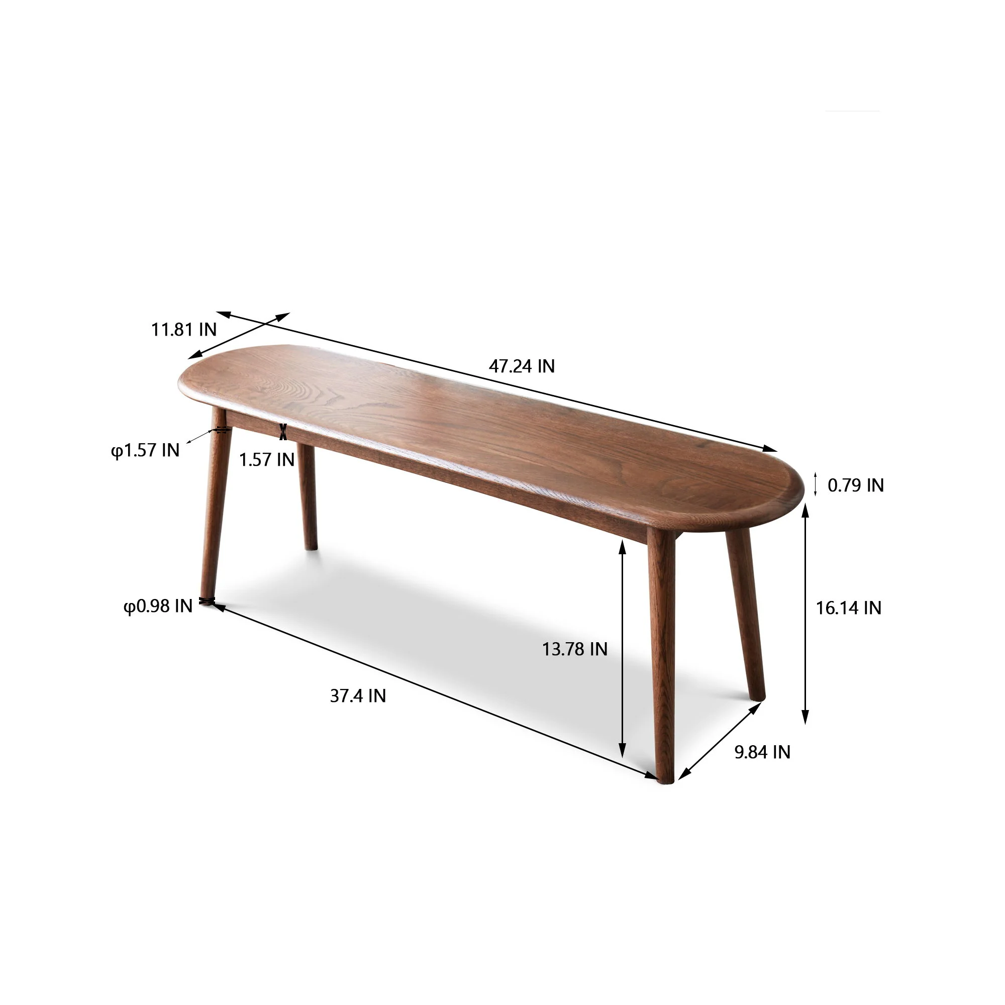 Dining Bench, Table Bench For Living Room - Image 17