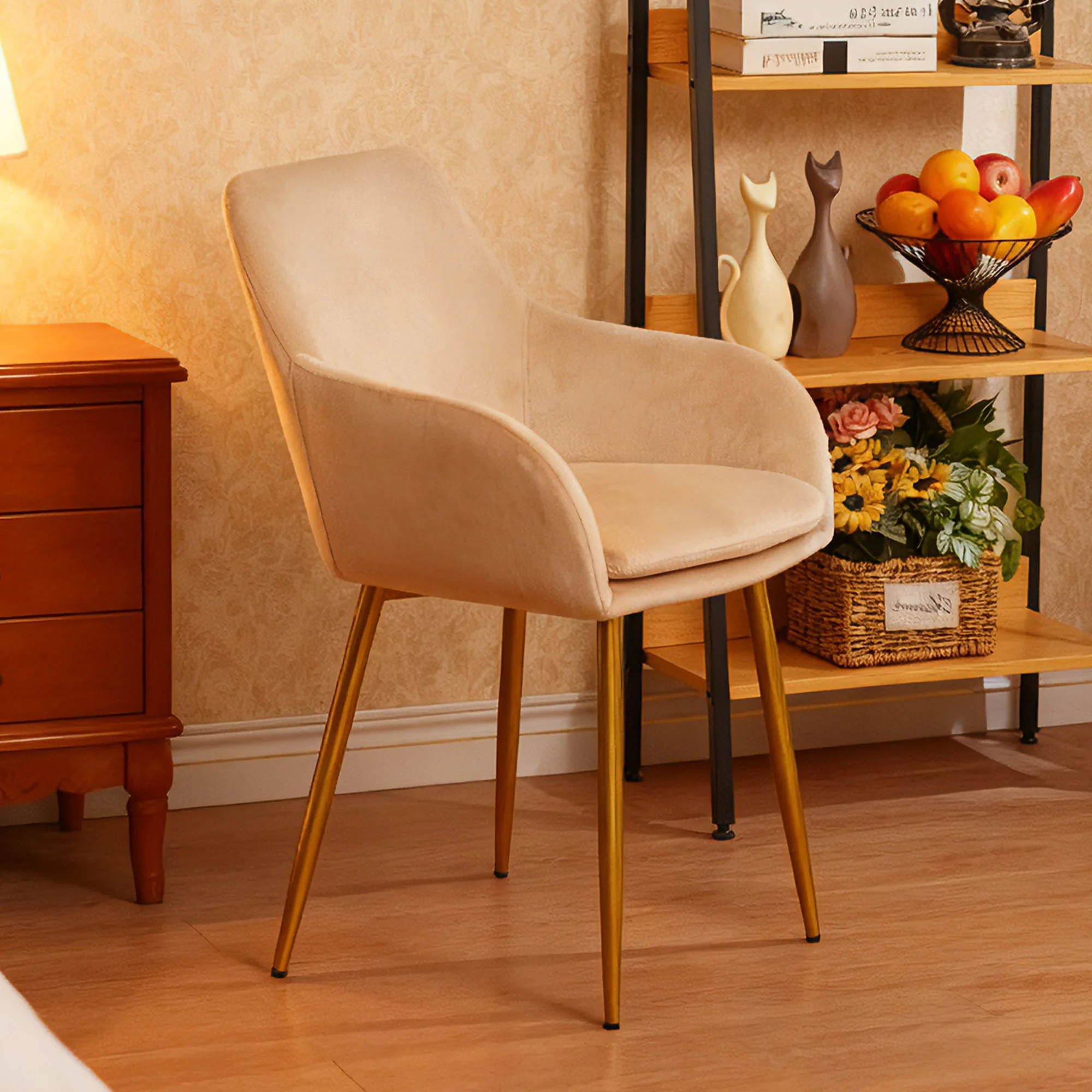 Dining Chair Set For Dining Rooms (Set of 2) - Beige - Image 4