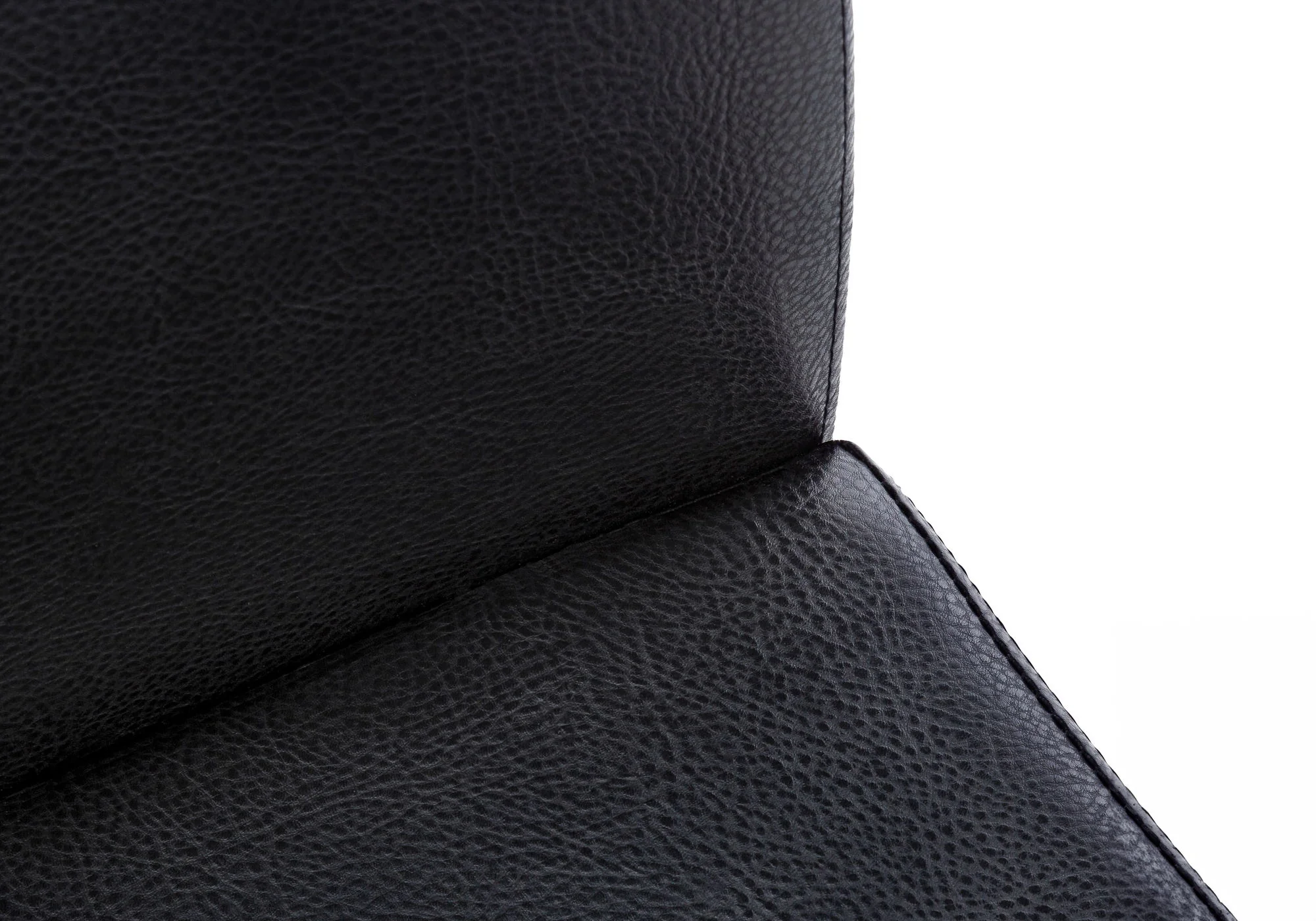 Dining Chair Side Upholstered, For Dining Room (Set of 2) - Black - Image 4