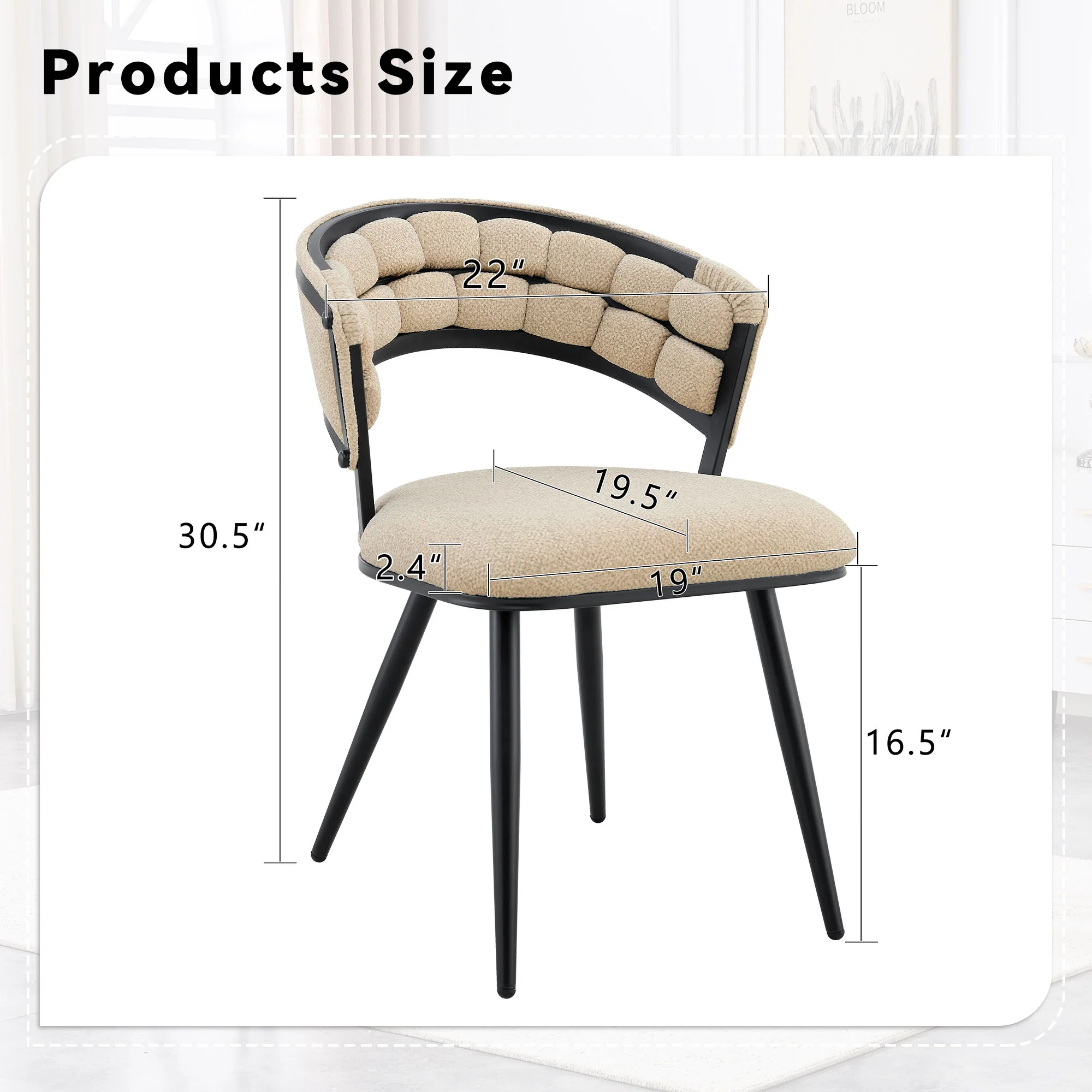 Dining Chairs For Dining Room & Kitchen (Set of 2) - Image 18