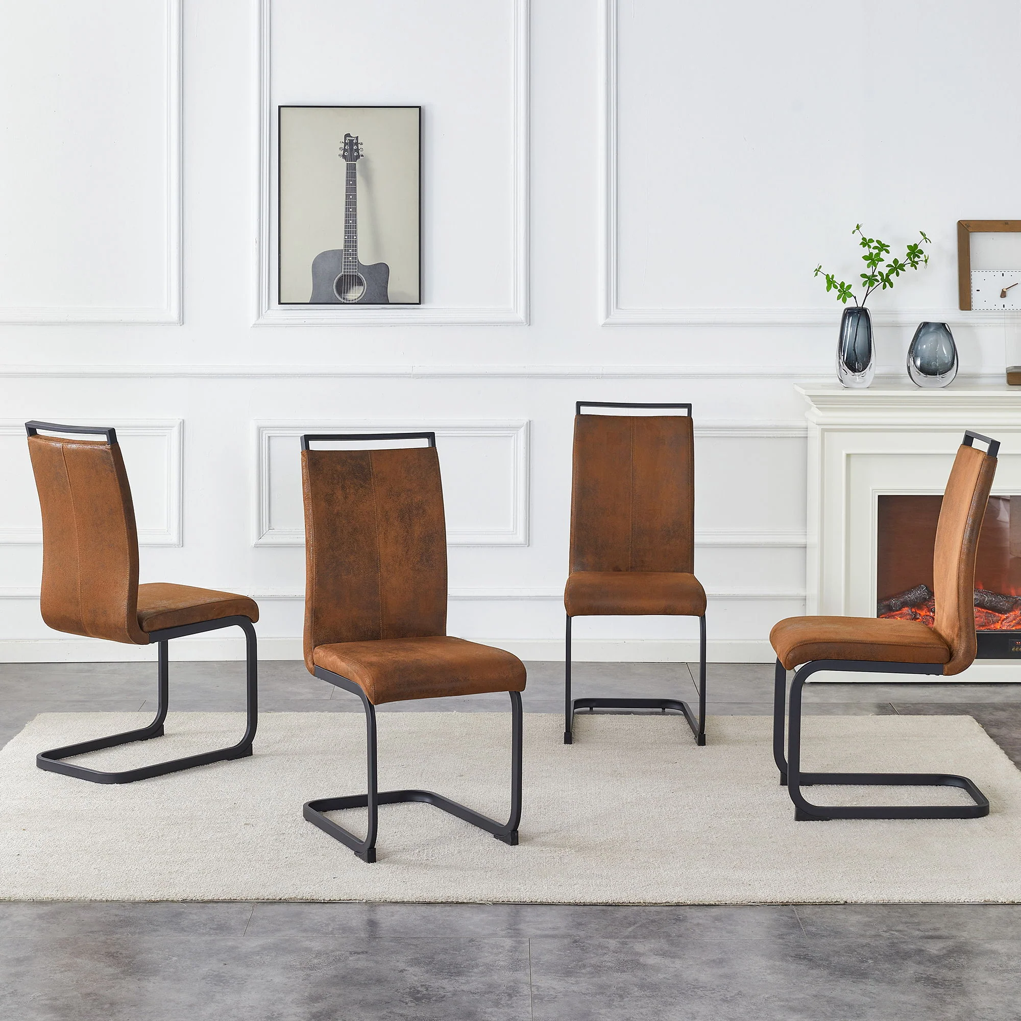 Dining Chairs With Ergonomic Backrest - Image 19