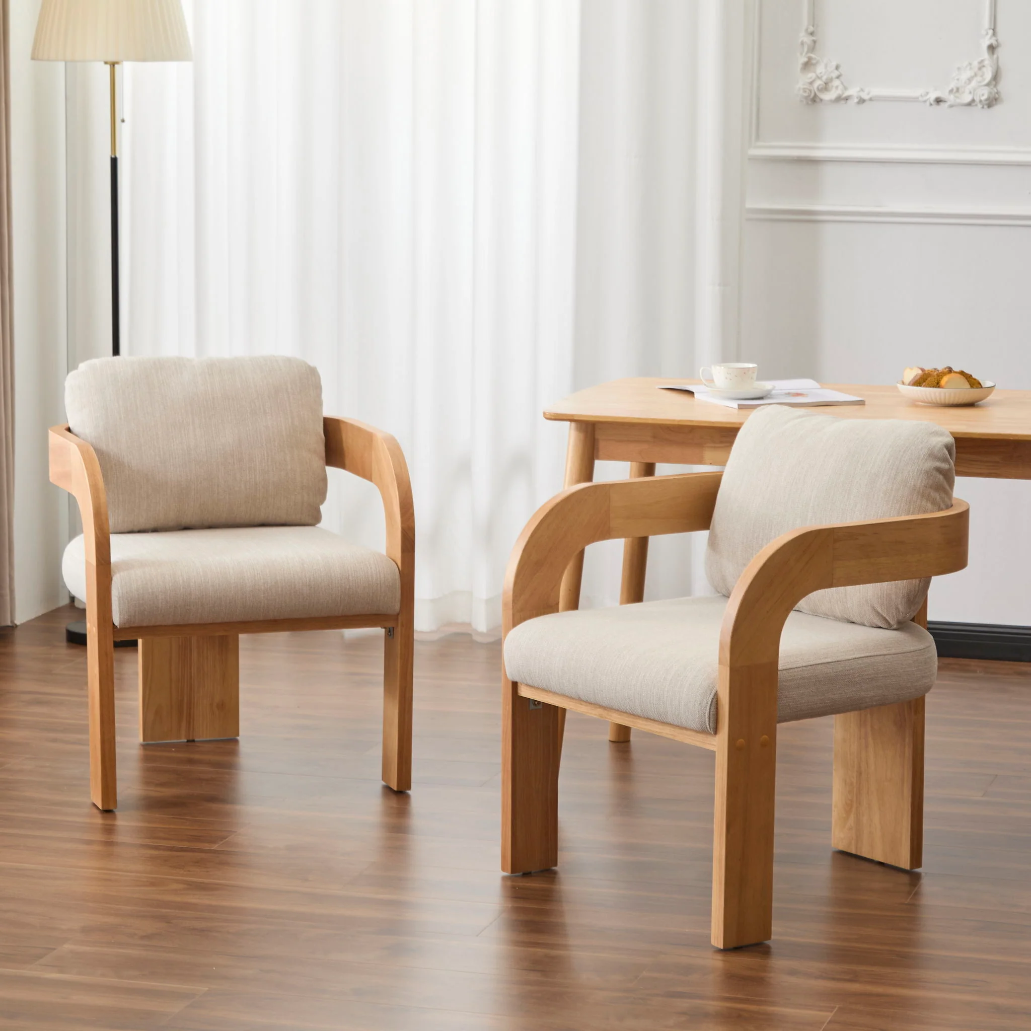 Dining Chairs With Pillow Back (Set of 2) - Image 9