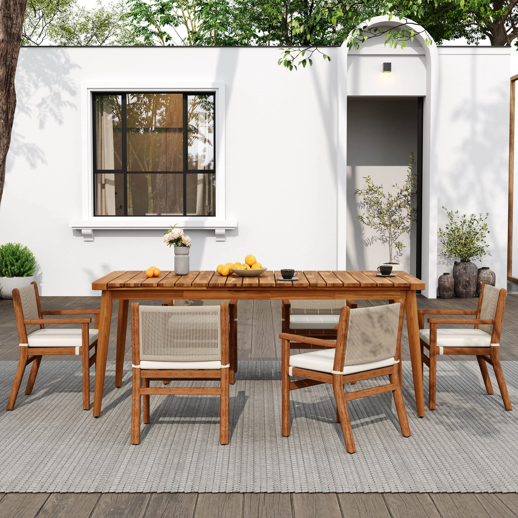 Dining Outdoor Table, Furniture For Patio - Image 5