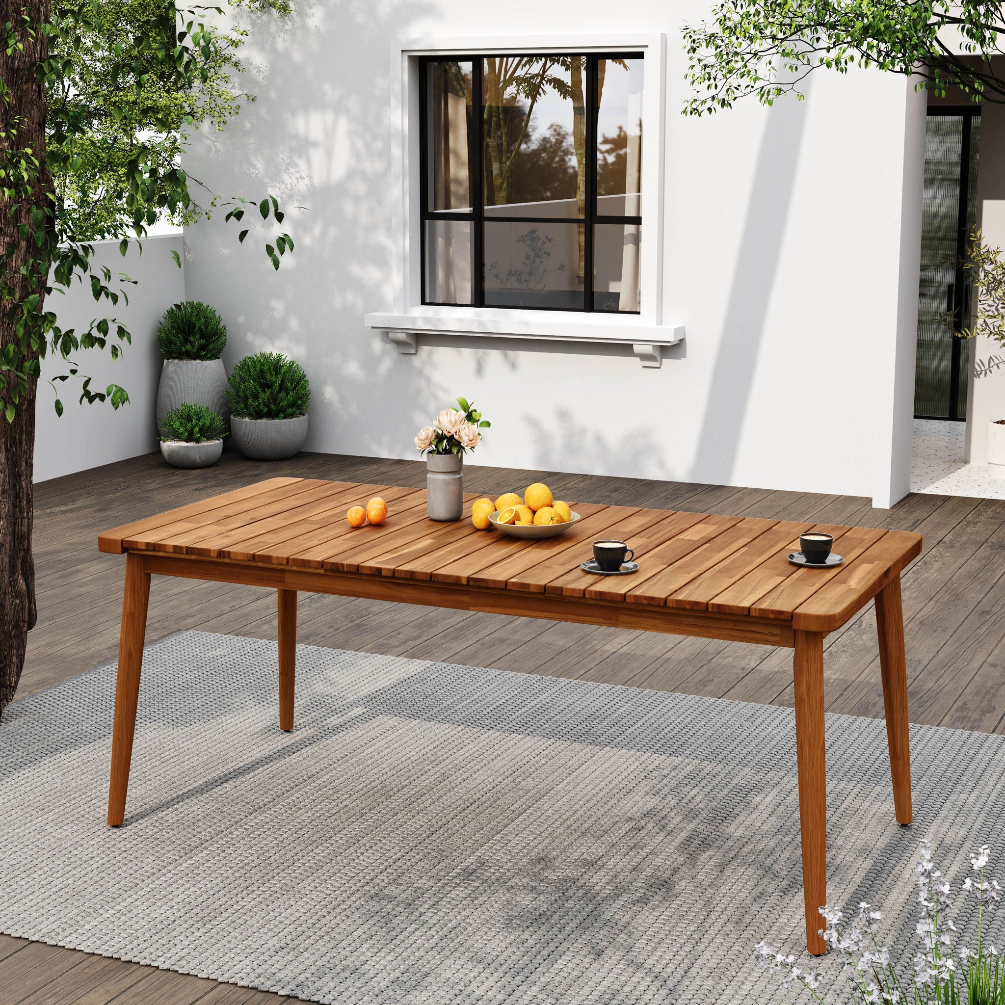 Dining Outdoor Table, Furniture For Patio - Image 7