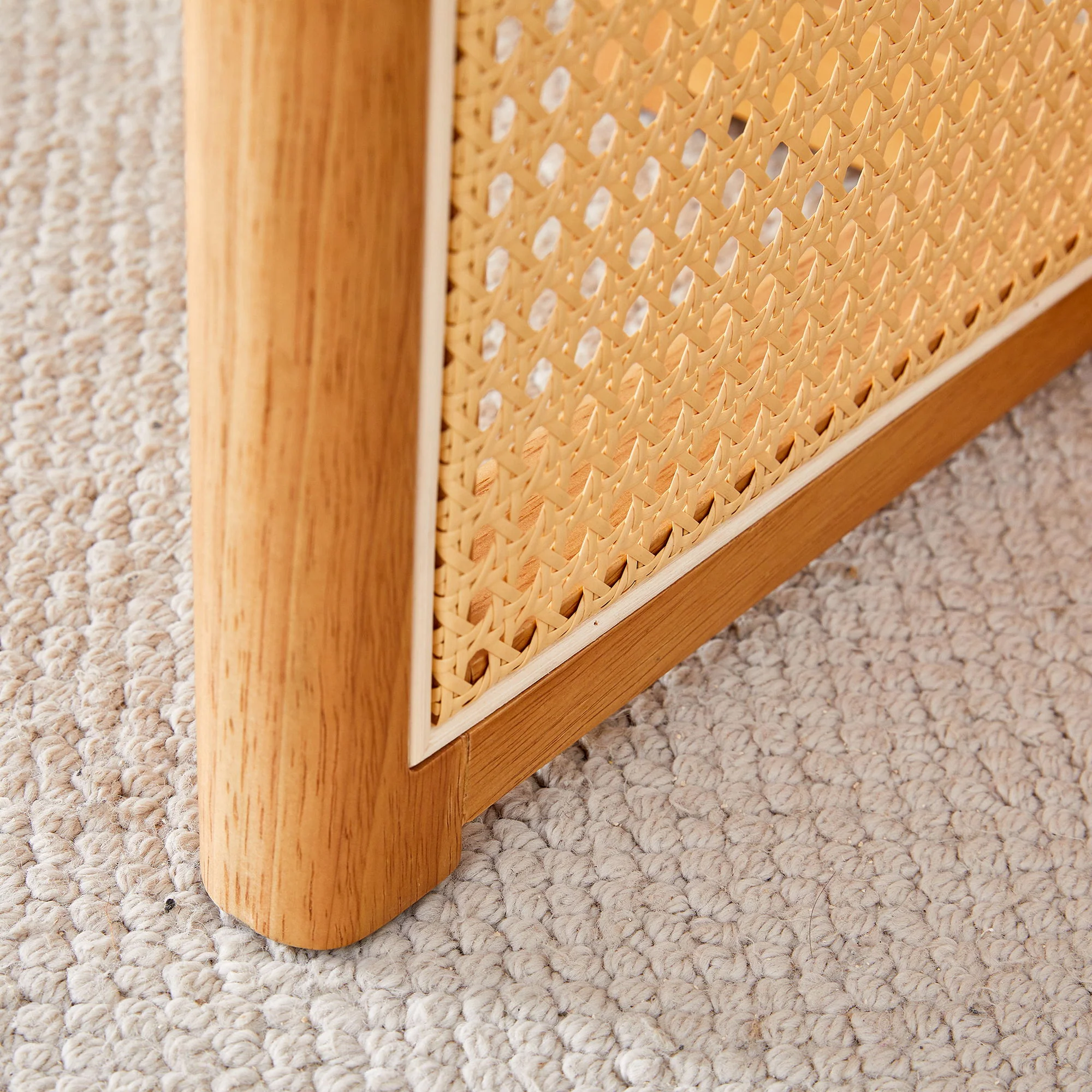 Dining Table With Imitation Rattan Design For Dining Room - Image 8