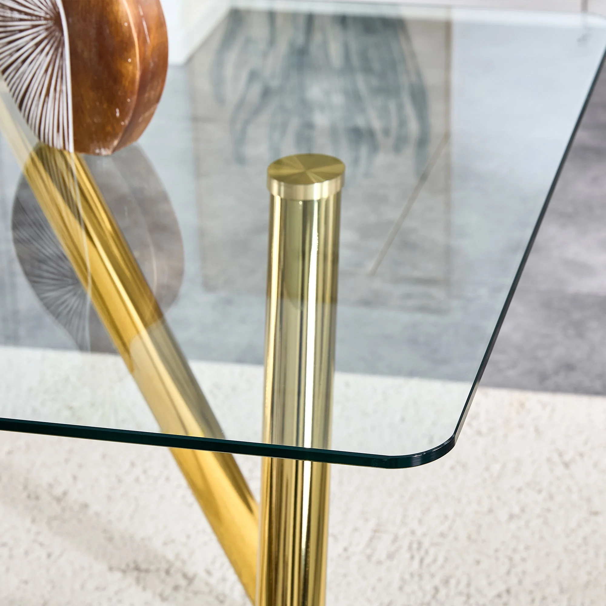 Dining Table With Transparent Surface - Image 10