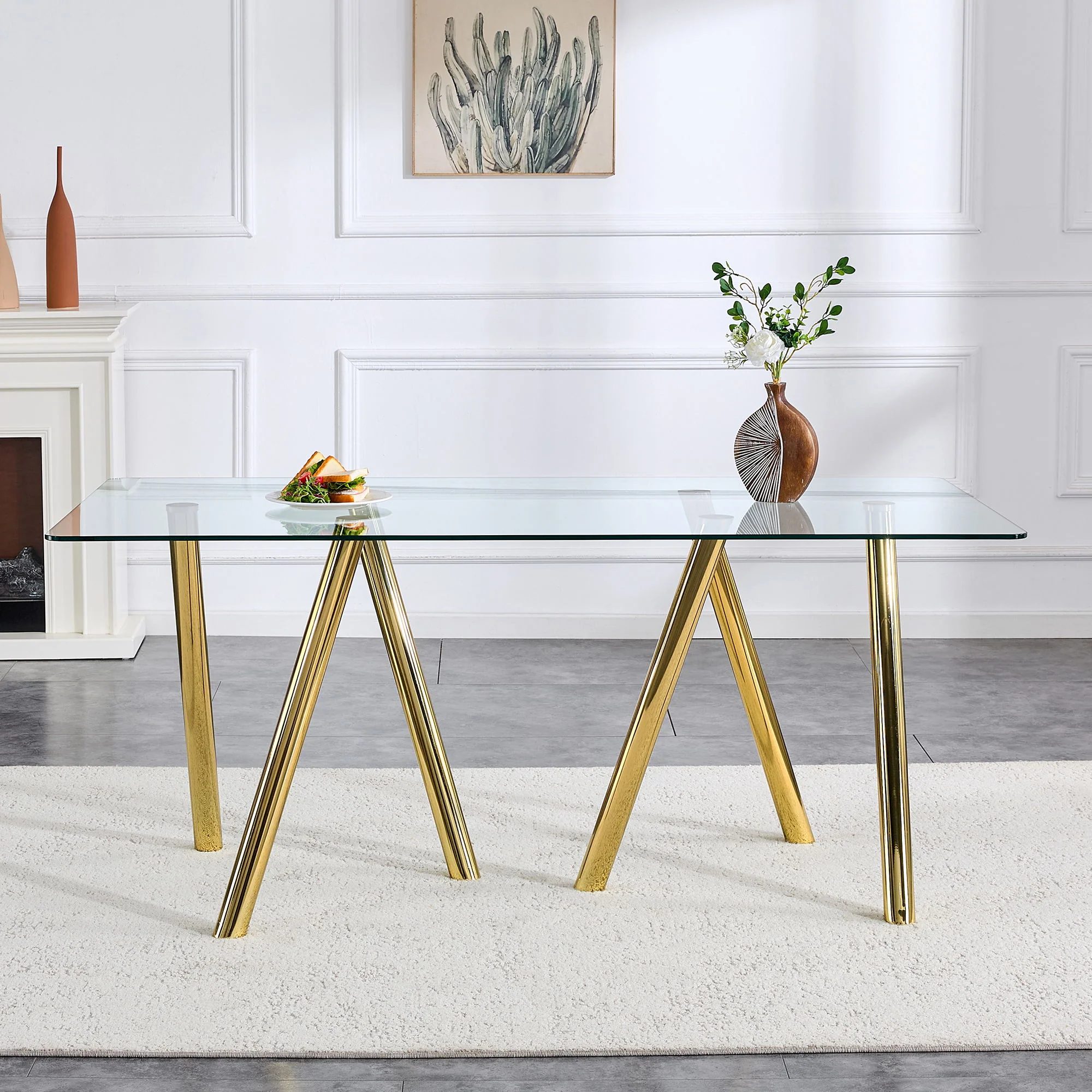 Dining Table With Transparent Surface - Image 6