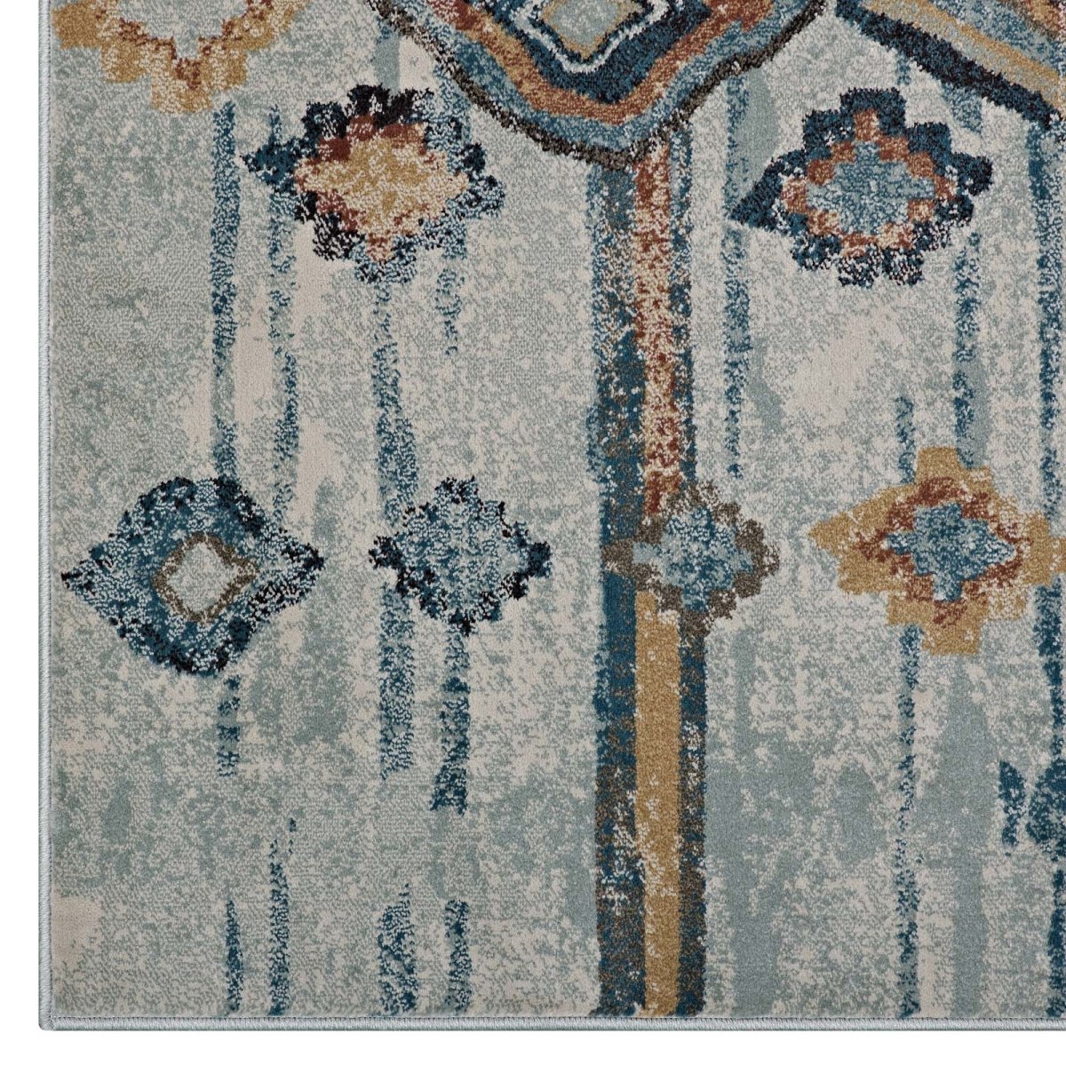 Distressed Moroccan Tribal Diamond Area Rug, Vintage Inspired Geometric Floor Rug - Image 13