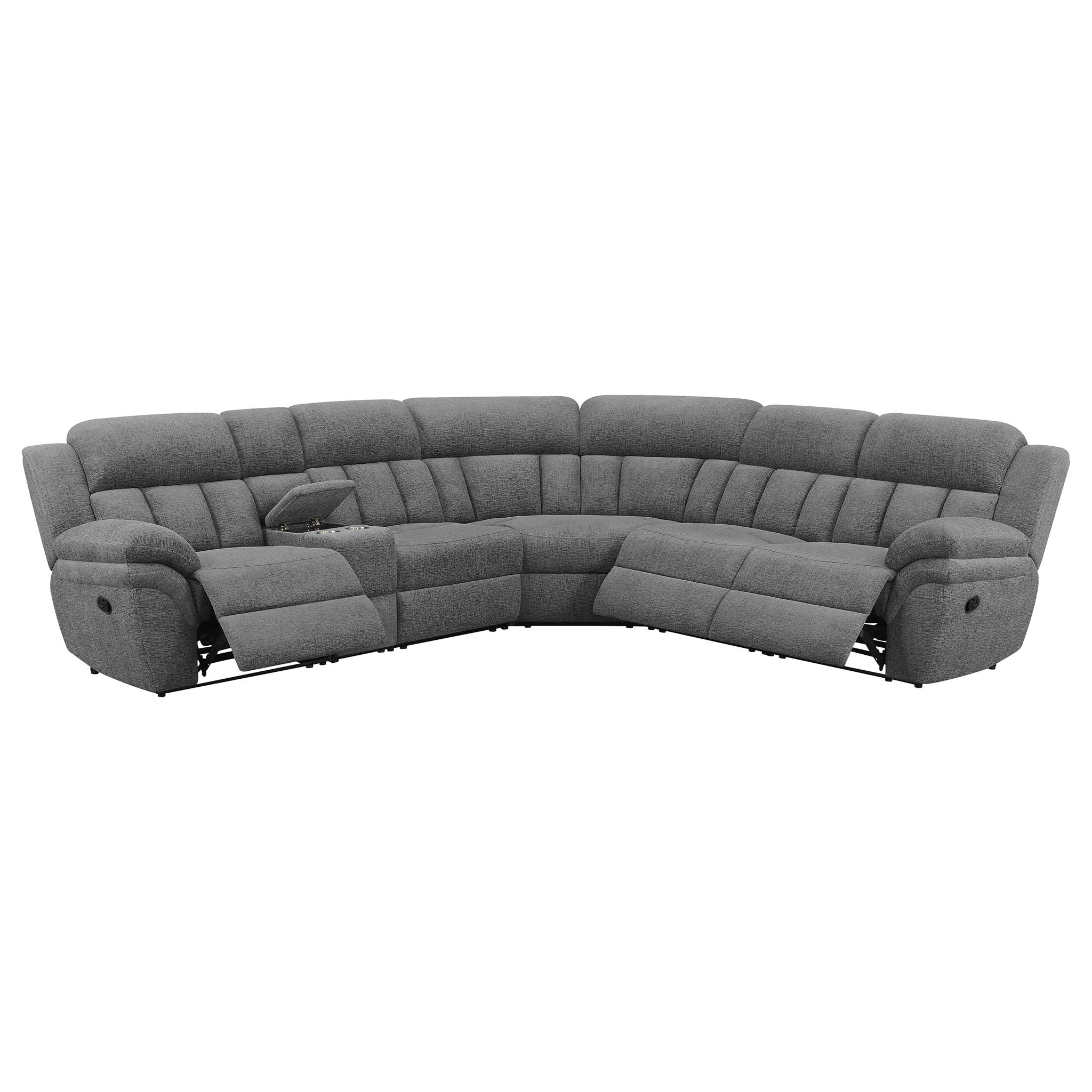 Divine - 6 Piece Reclining Sectional - Image 5