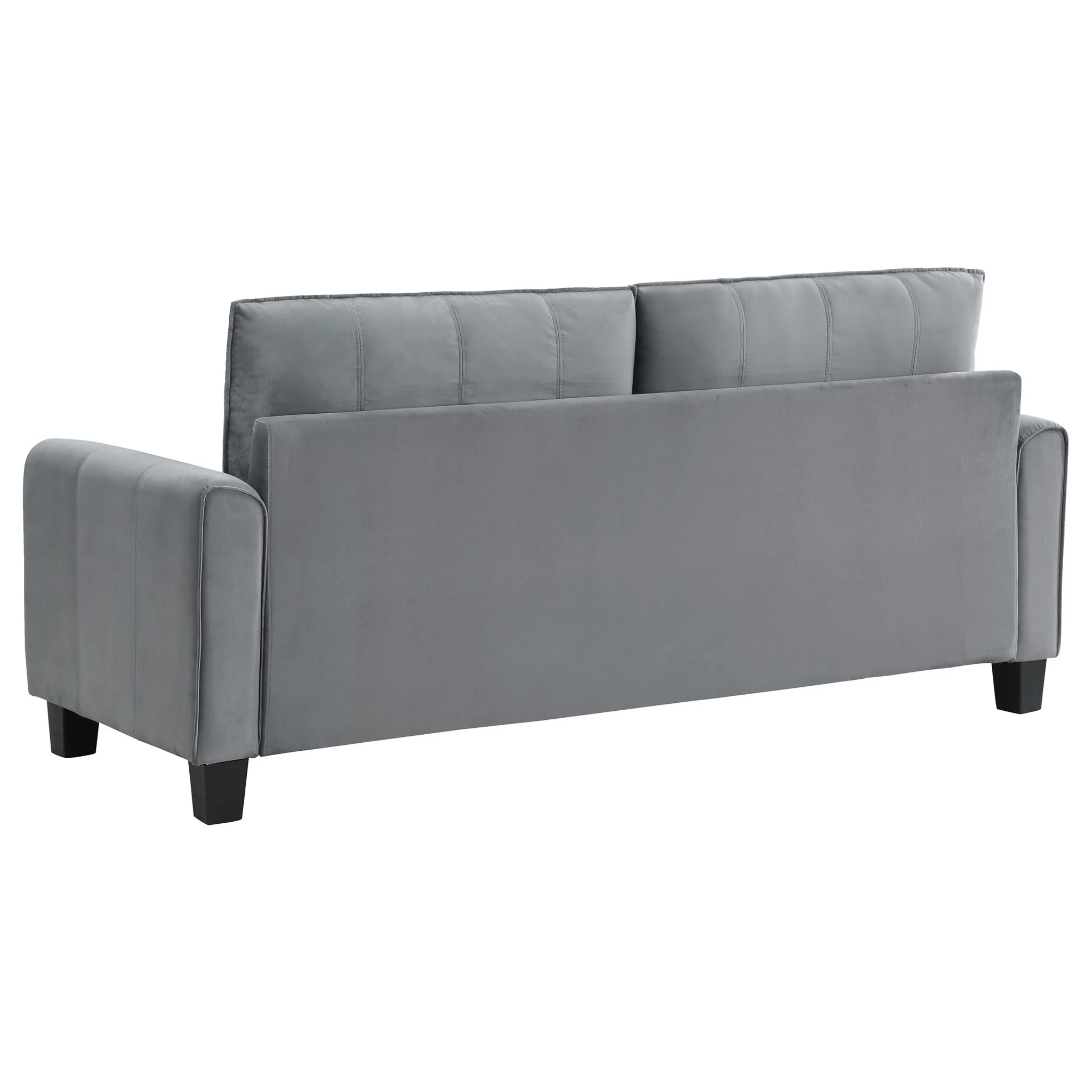 Dixon - Upholstered Sofa With Rounded Arms And Texture - Gray - Image 9