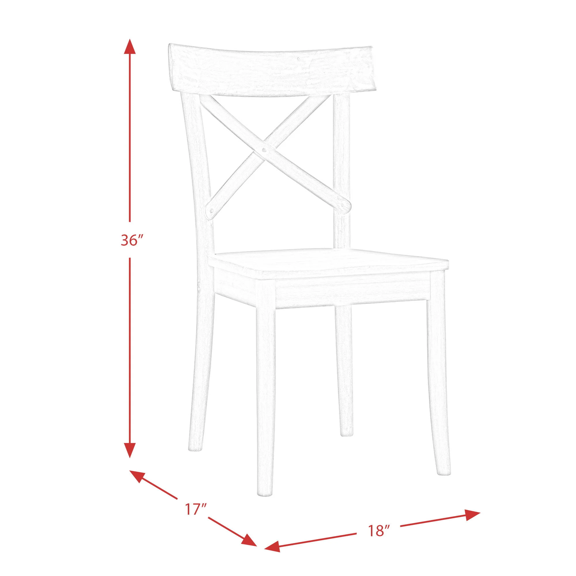 Donovan - Standard Height Arm Chair (Set of 2) - Gray - Image 6
