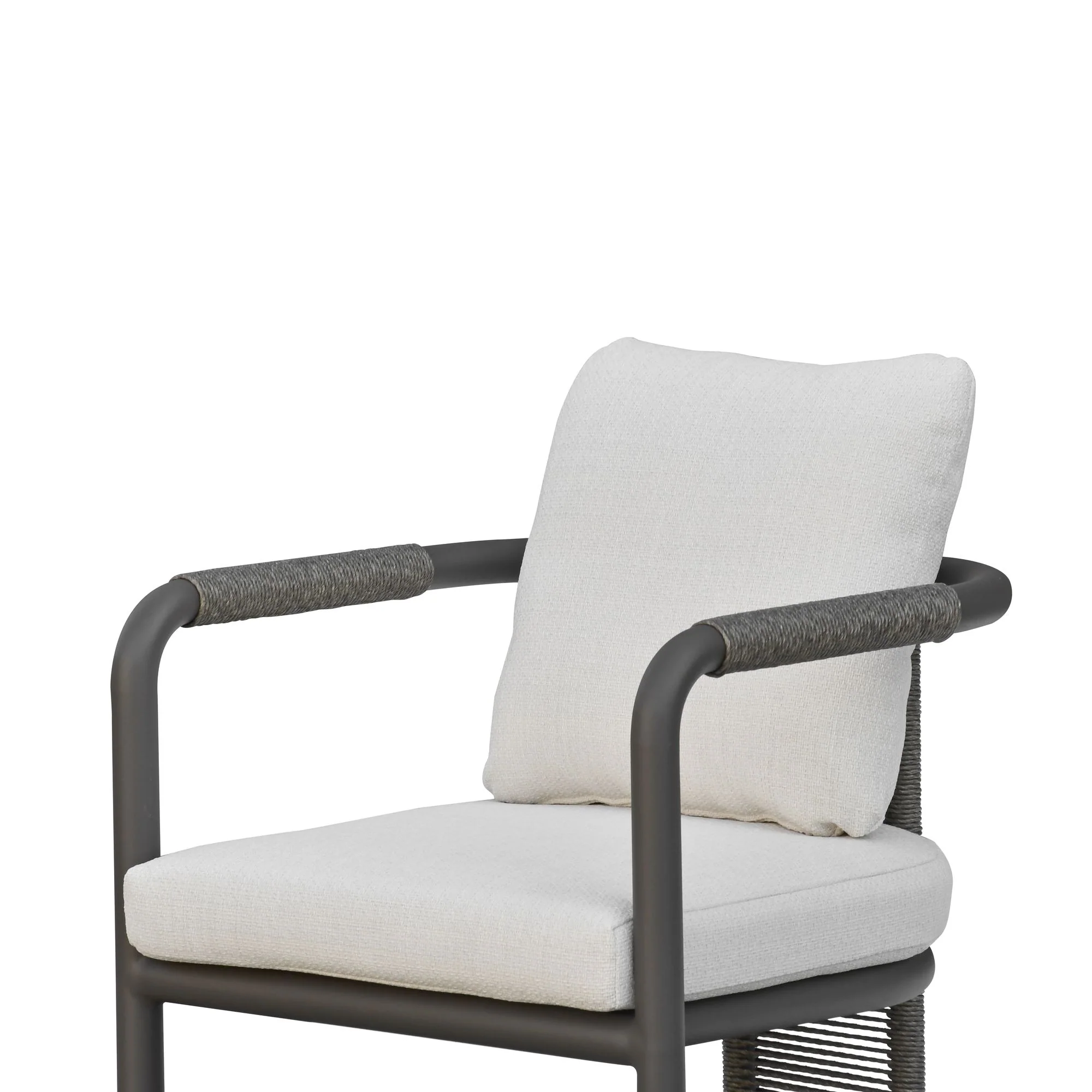 Dorado - Outdoor Dining Chair (Set of 2) - Off-White / Gray - Image 4