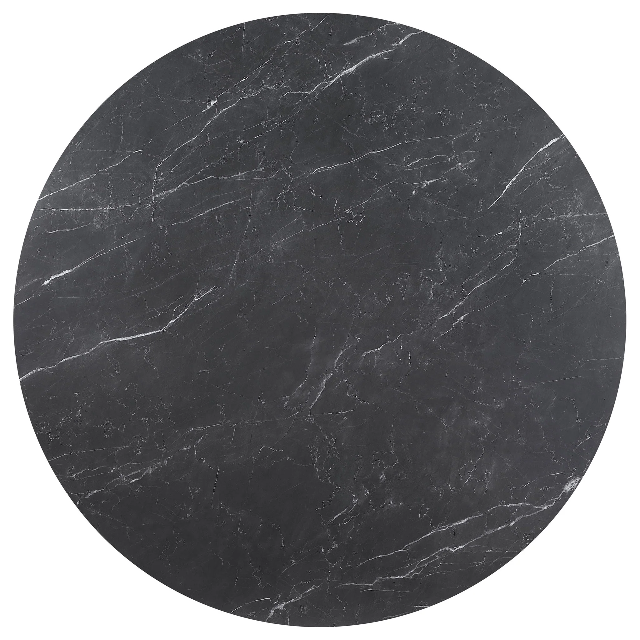 Dorgan - Round Dining Table - Black - Image 6