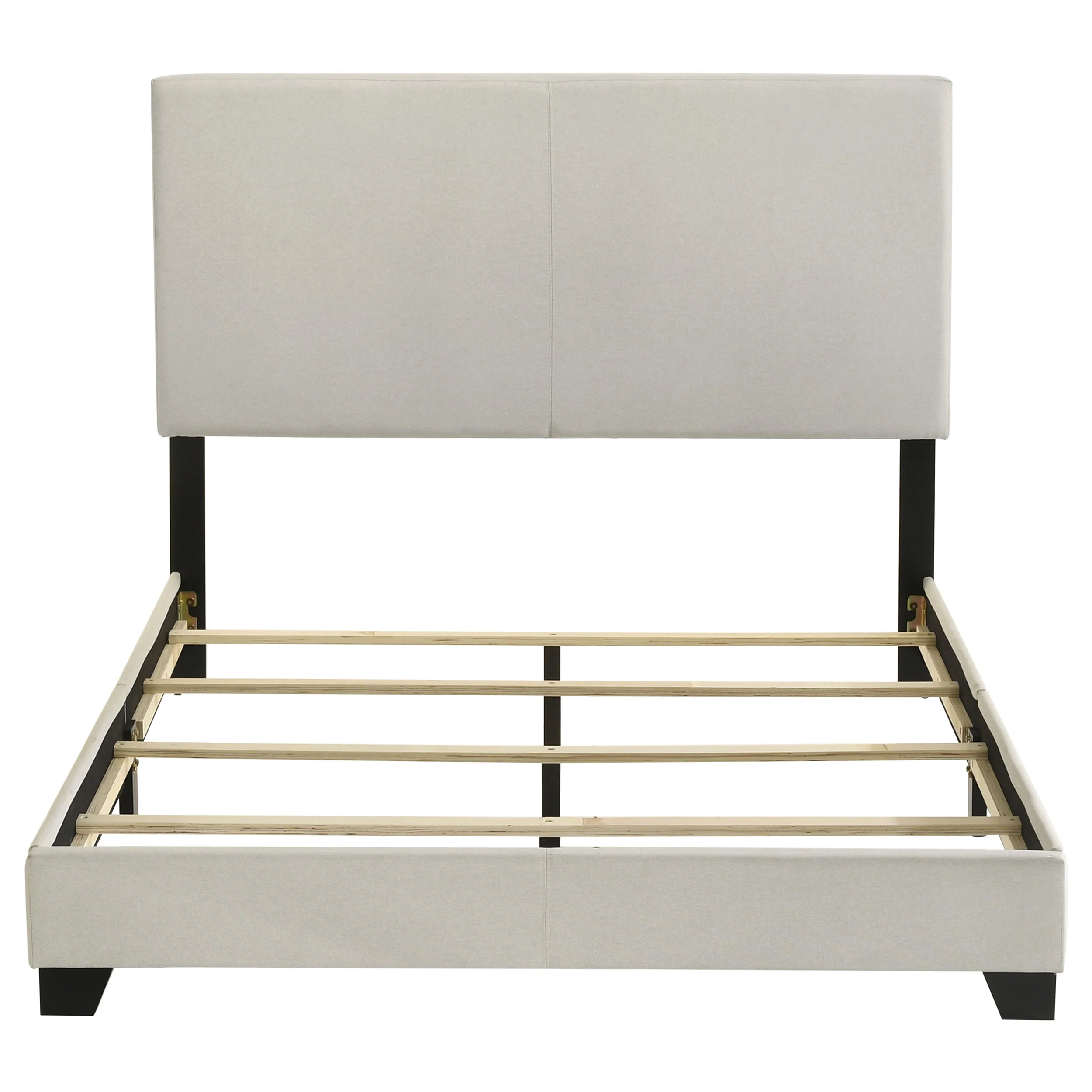 Dorian Cream Fabric Upholstered Full Panel Bed - Image 3