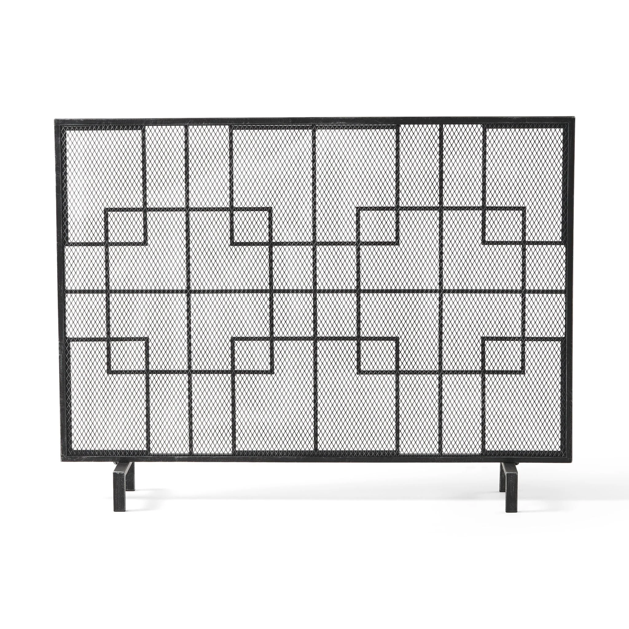 Dorothy - Modern Single Panel Iron Fire Screen - Image 2
