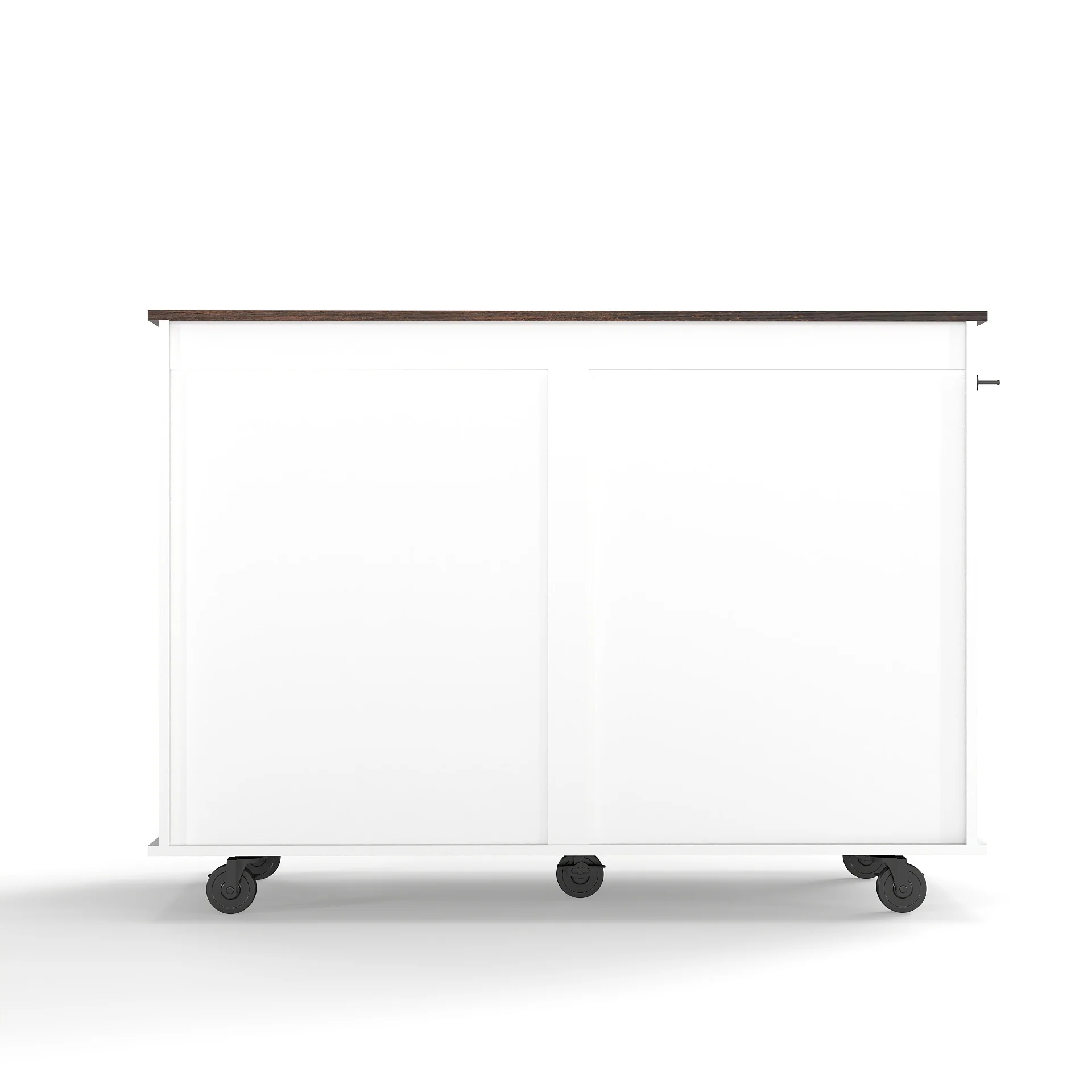 Double Furniture Dog Crate Sliding Barn Doors Removable Divider Wood - Image 39