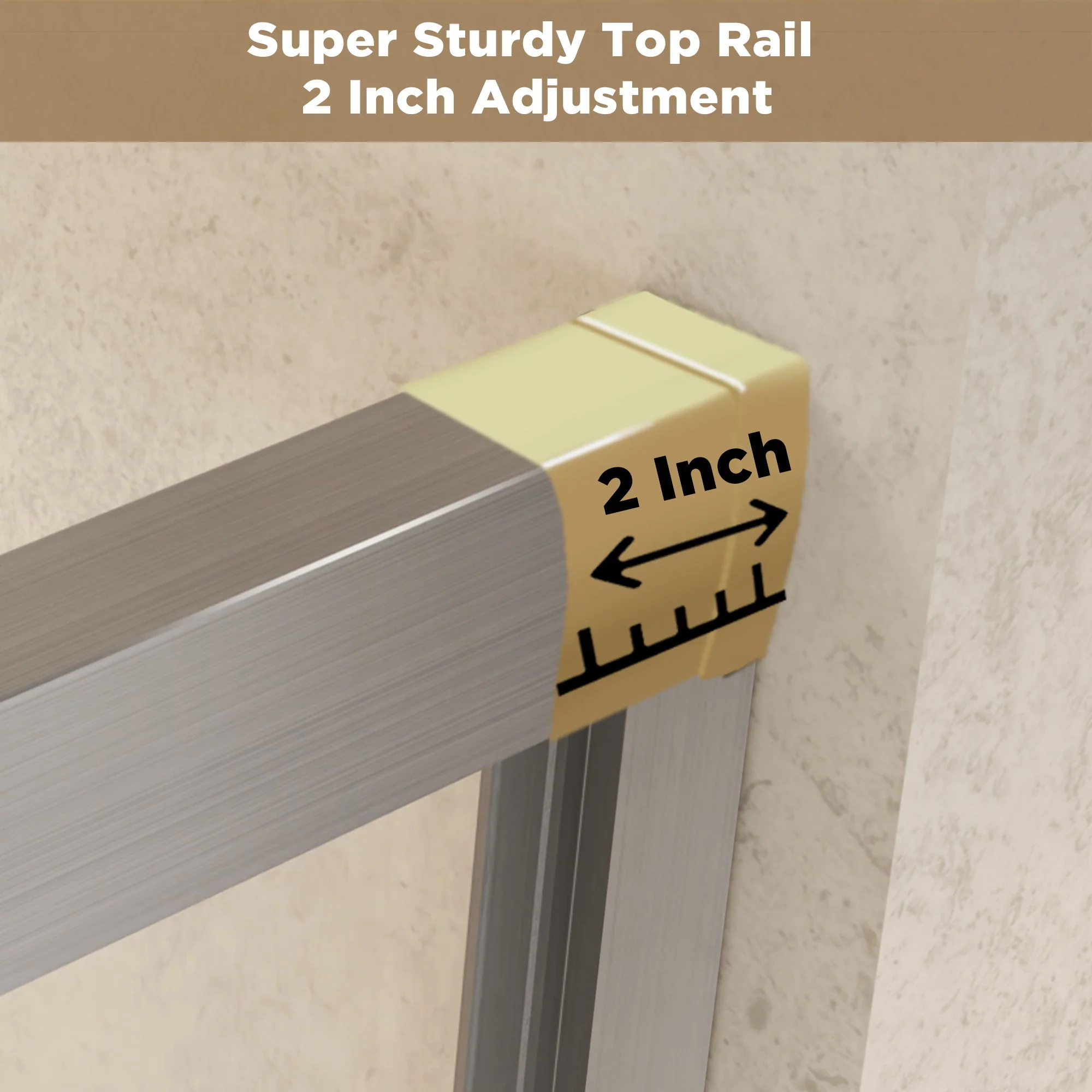 Double Sliding Shower Door With Explosion Proof Film - Image 34