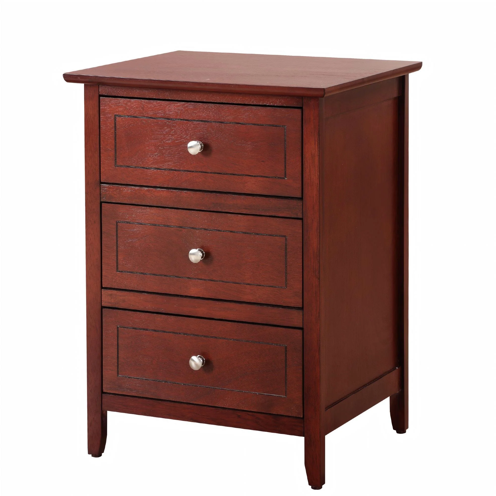 Dove Tailed Drawers 3 Drawer Nightstand - Image 3