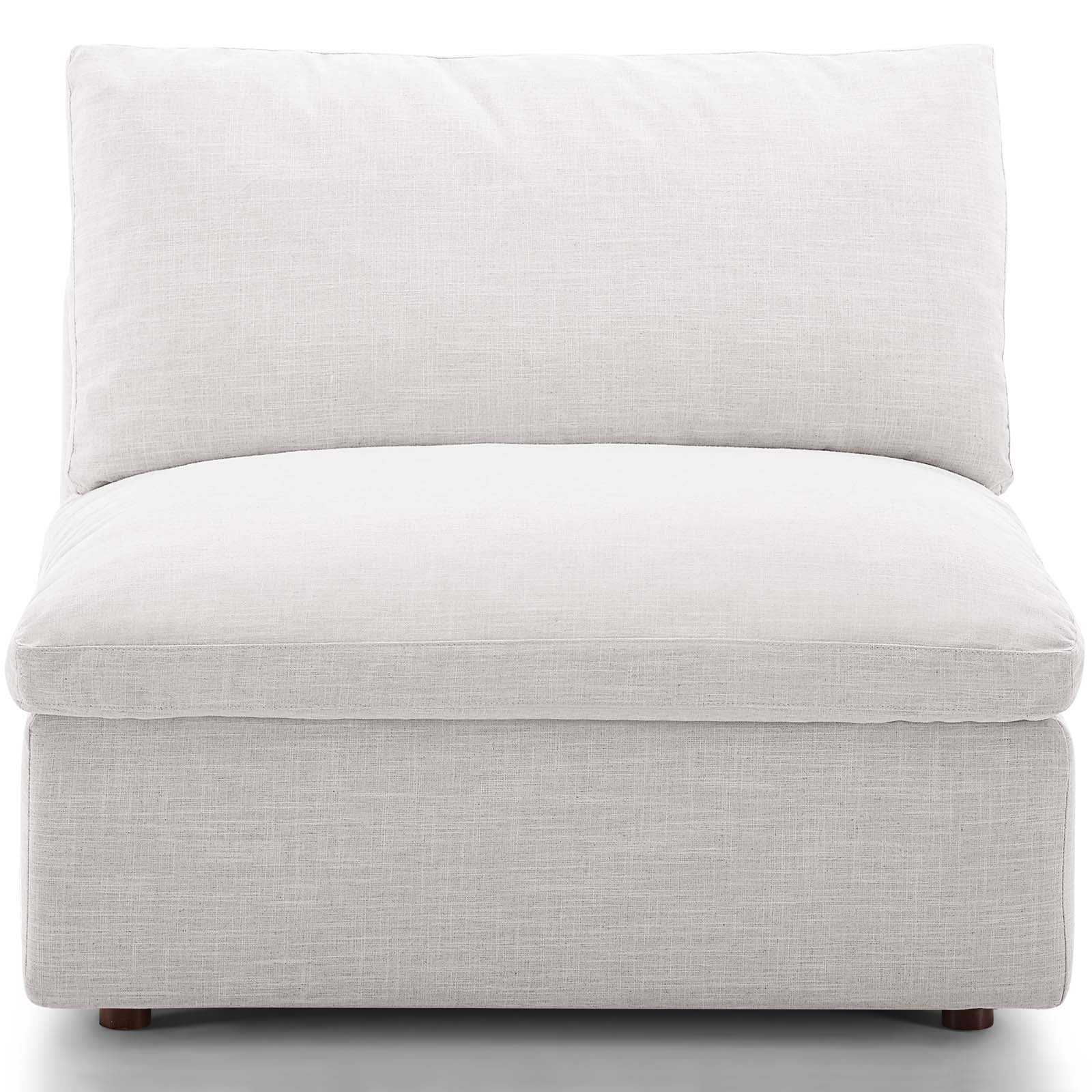 Down Filled Overstuffed Armless Chair – 39 Inch - Image 15