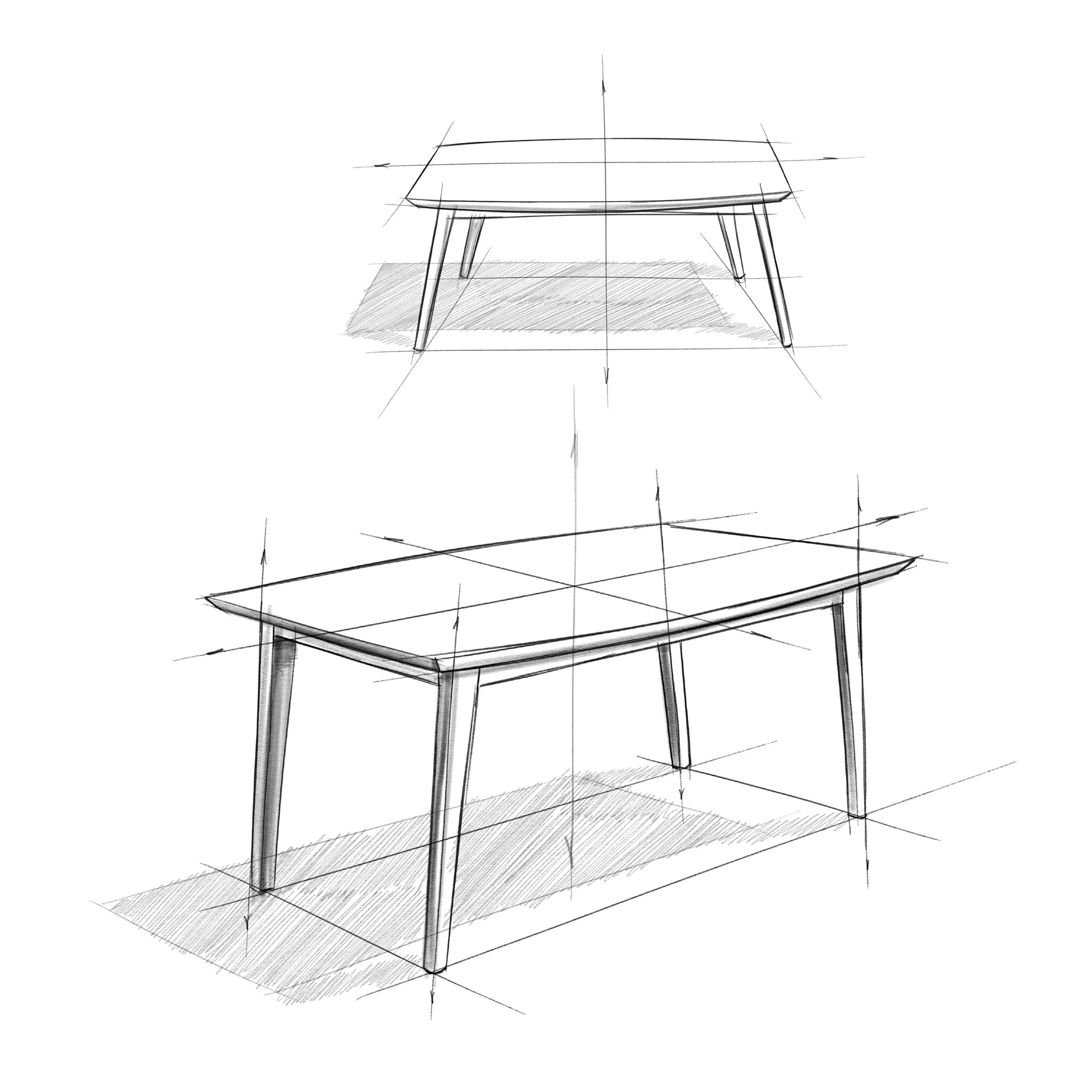 Draper - Dining Table, Rectangular Top - Image 17