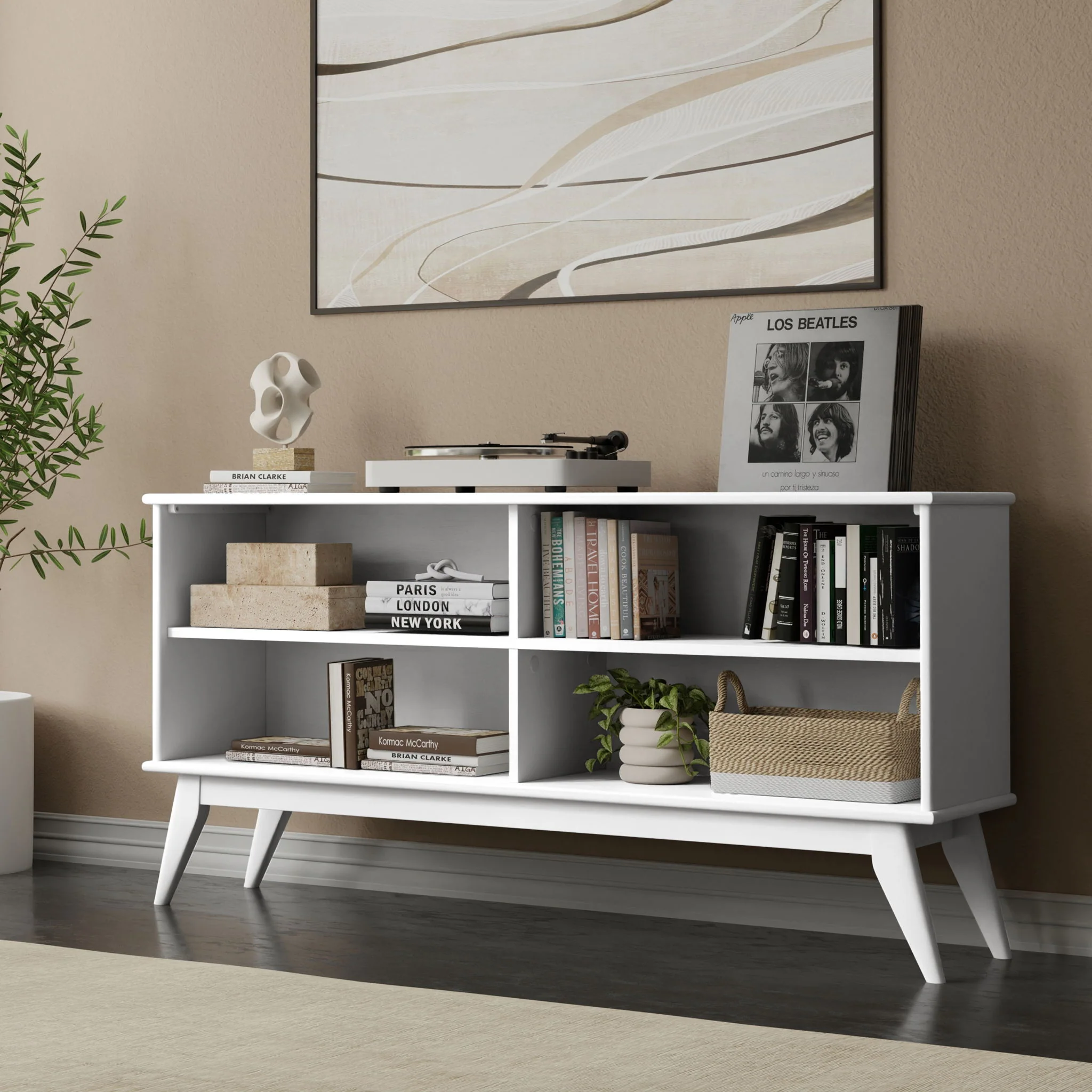 Draper - Handcrafted Low Bookcase - Image 19