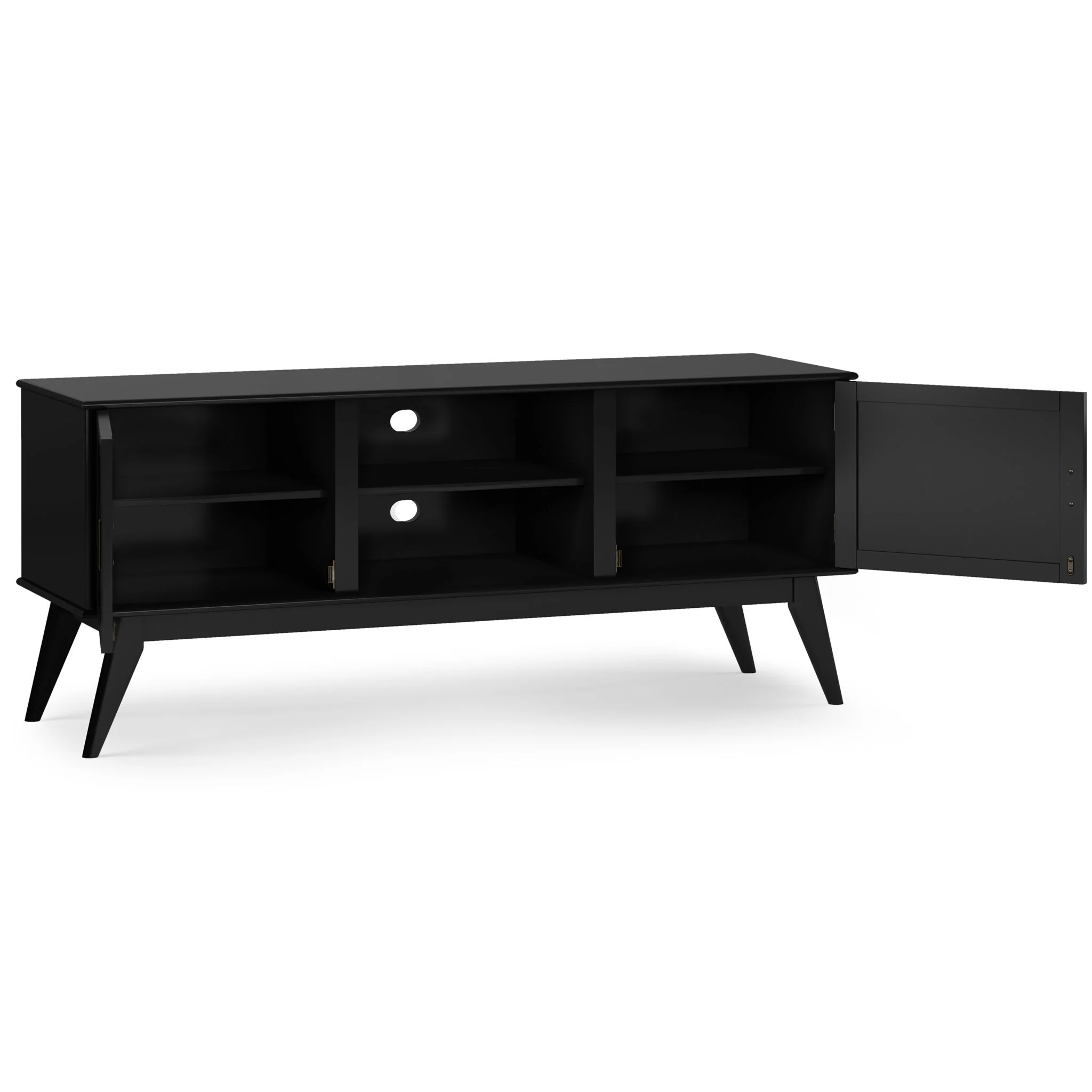 Draper - Handcrafted Mid Century Low TV Media Stand - Image 34