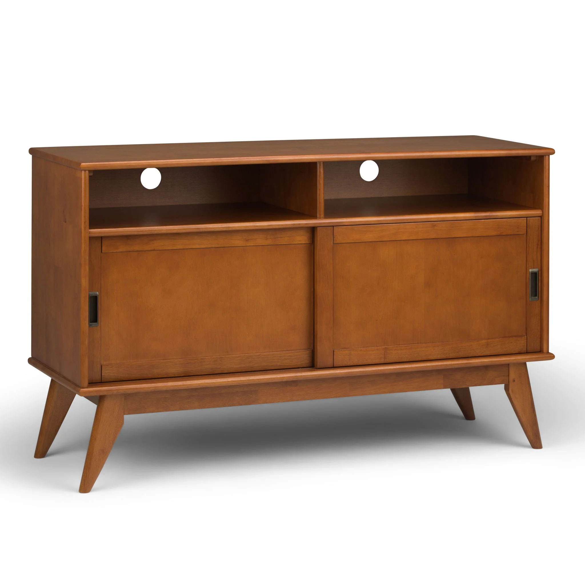 Draper - Handcrafted Mid Century Low TV Media Stand - Image 4