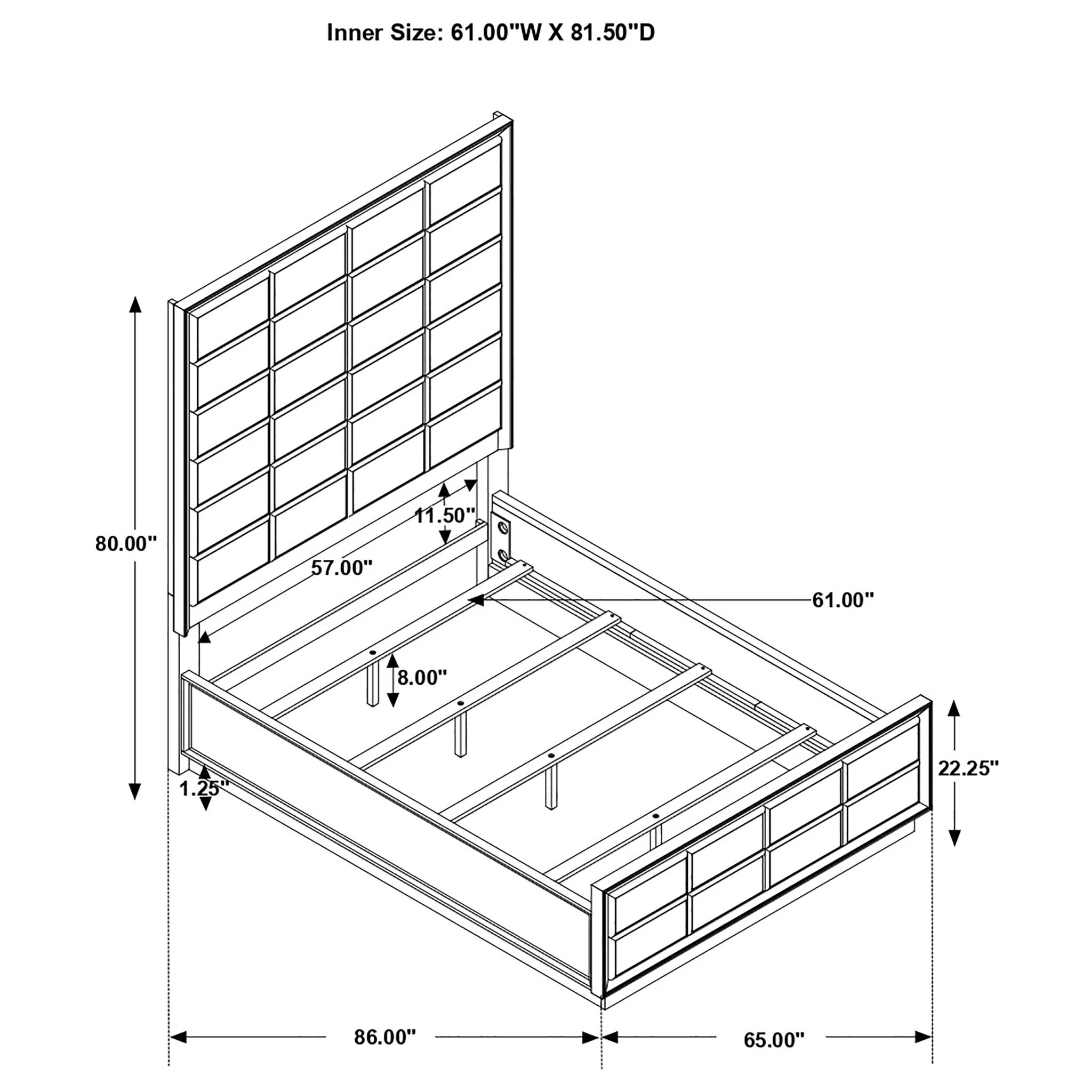 Drea - Panel Bed - Image 20