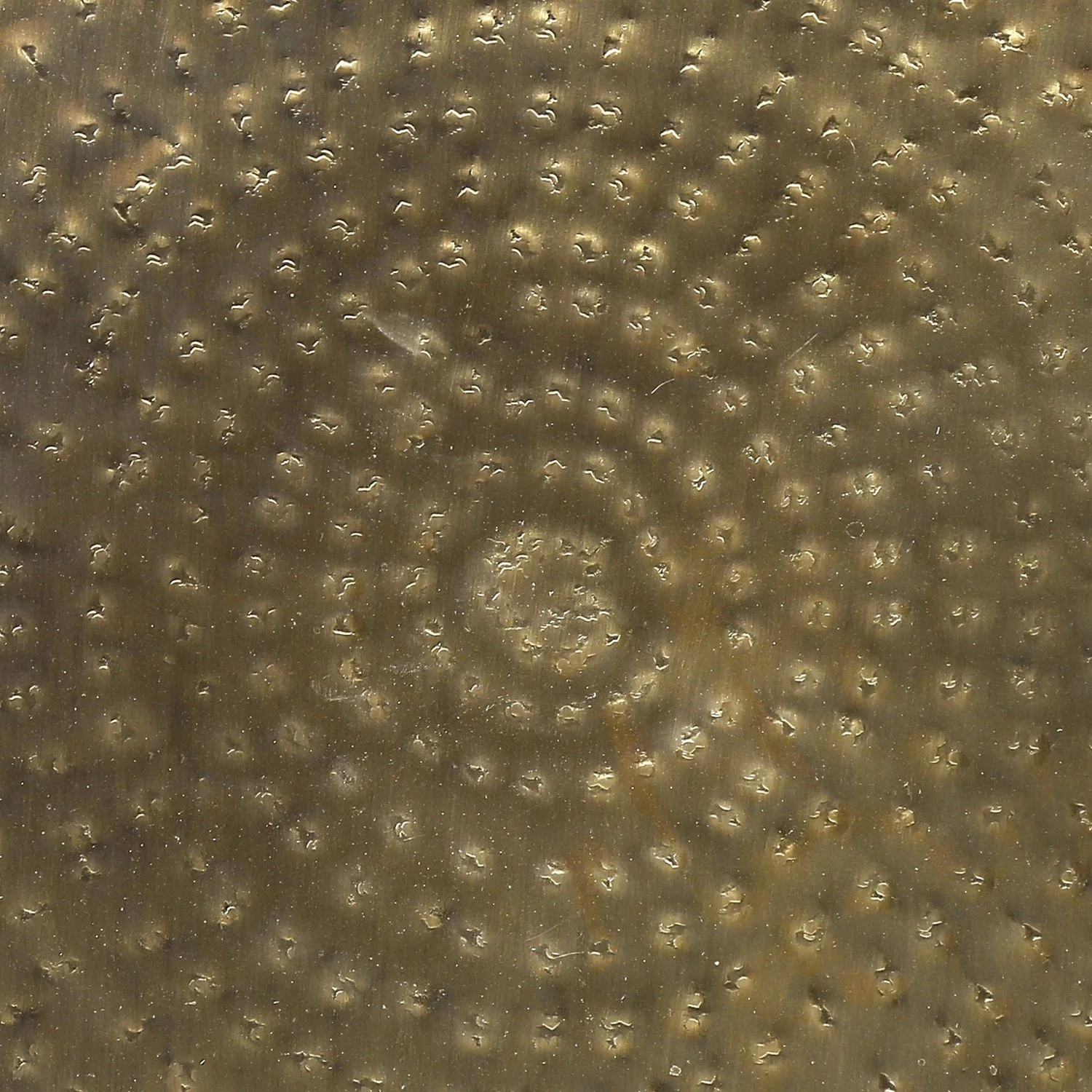 Drum Accent Side Table, Hammered Texture - Image 12