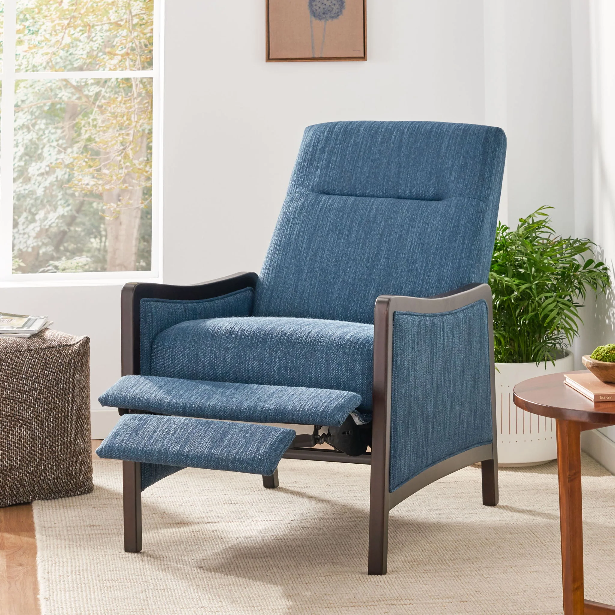 Drury - Contemporary Fabric Upholstered Pushback Recliner - Image 15