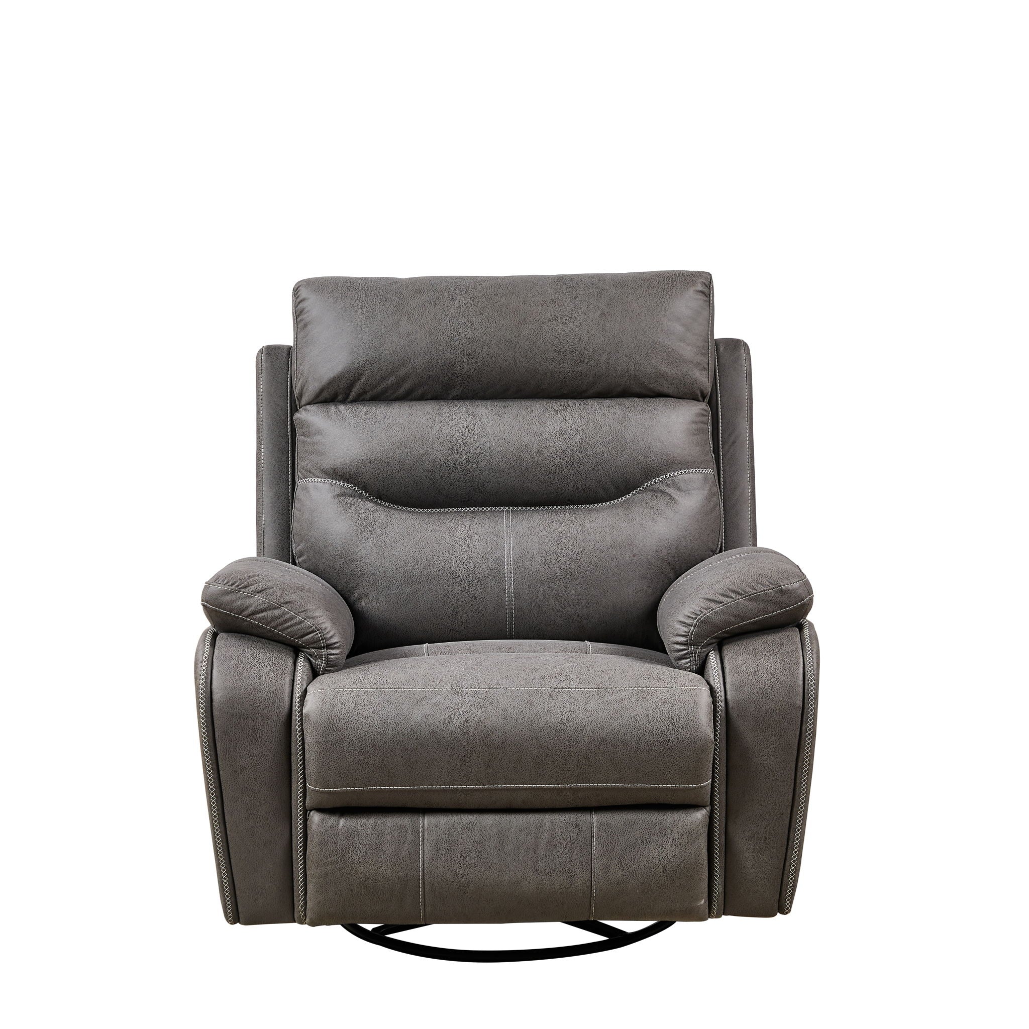 Liyasi - Dual Okin Motor Rocking And 240° Swivel Single Sofa Seat Recliner Chair Infinite Position, Head Rest With Power Function - Image 7