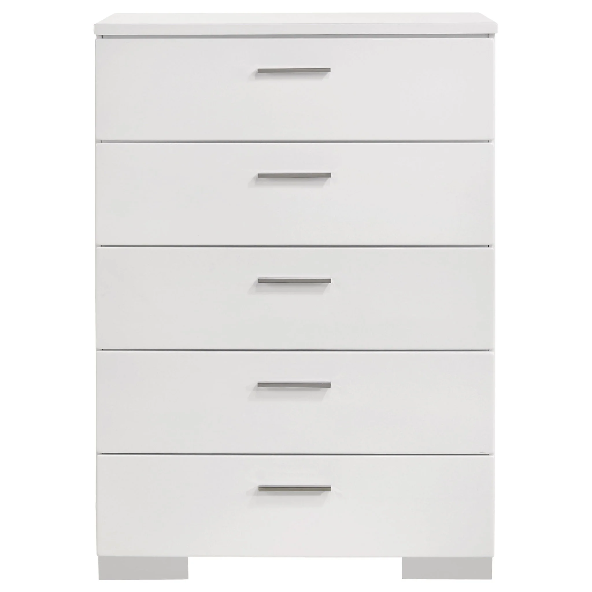 Dulcey - 5 Drawer Bedroom Chest - White - Image 3