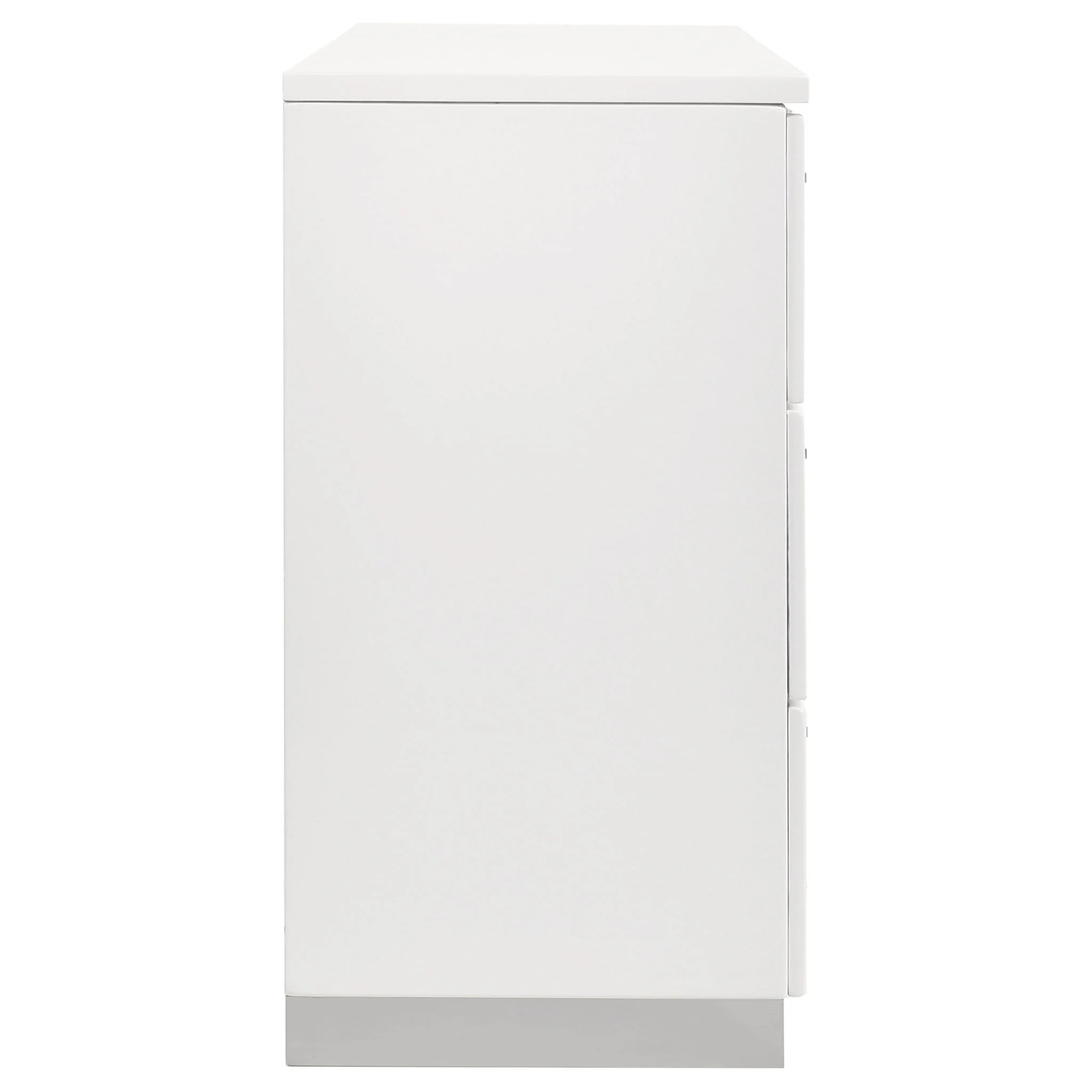 Dulcey - 6 Drawer Dresser With Accents, Bedroom Storage - Gloss White - Image 8