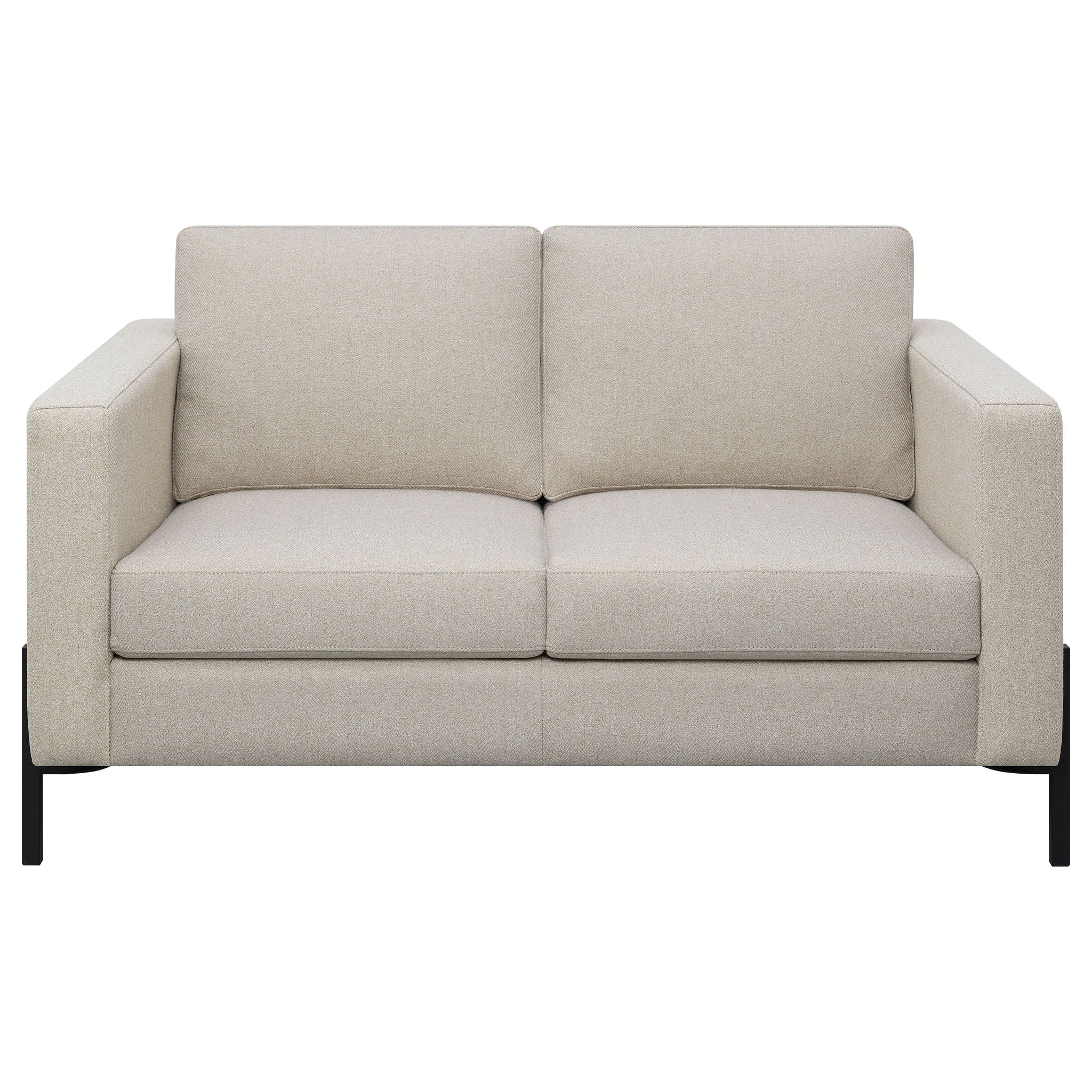 Dulcie - Loose Back Loveseat - Oatmeal - Image 7