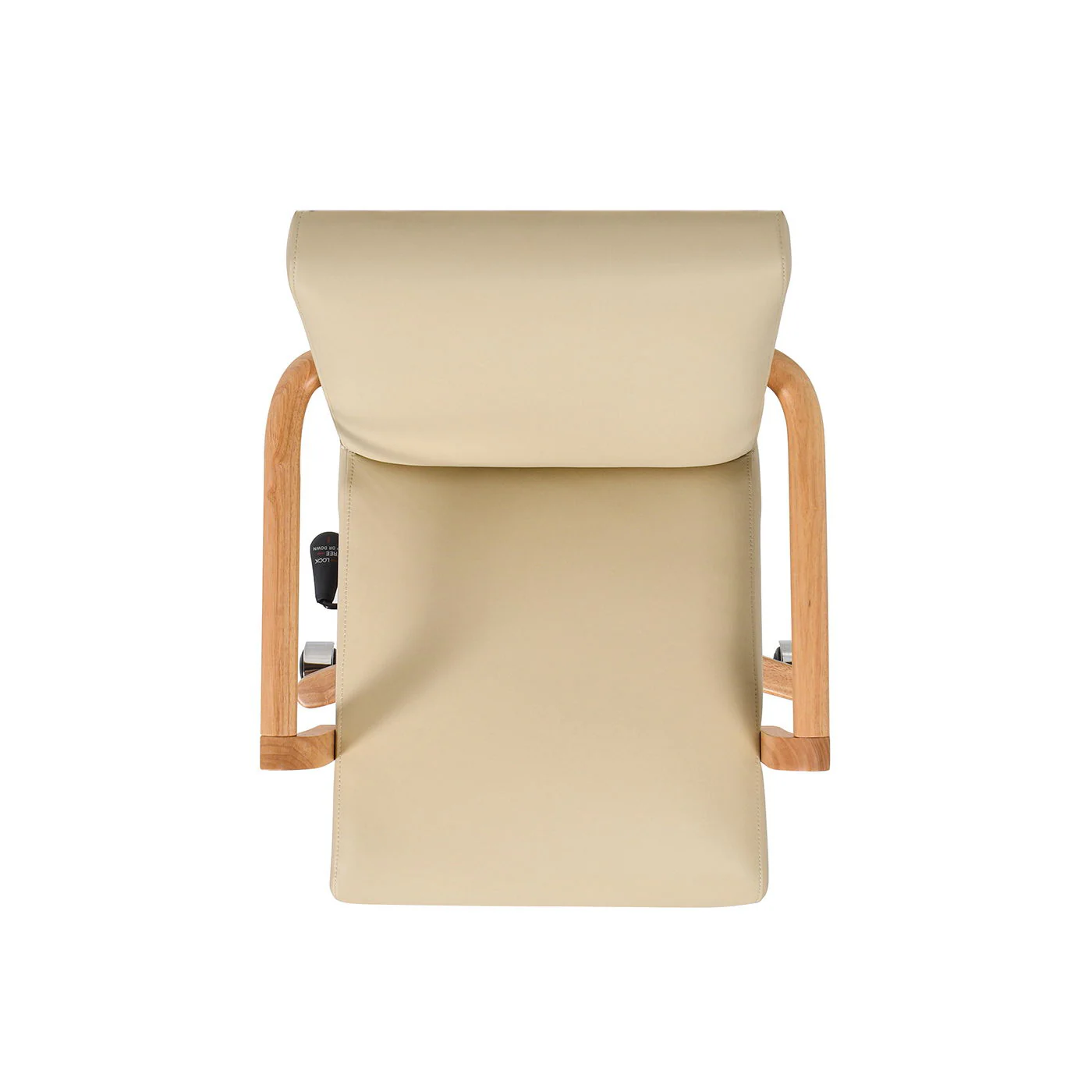 Dumont - Modern Farmhouse High Back Executive Home Office Chair - Neutral Cream Beige / Natural - Image 4