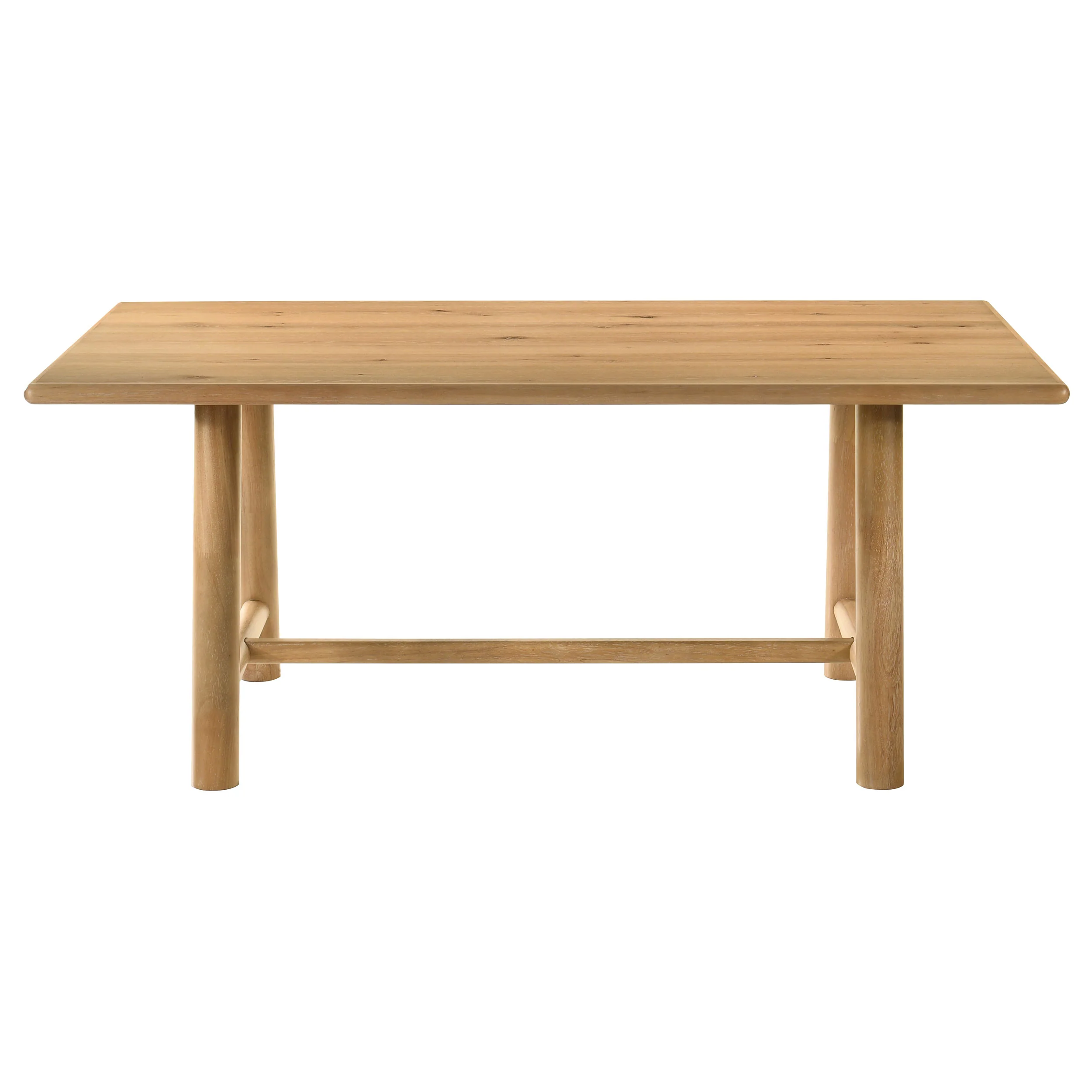 Duncan 7-Piece Rectangular Dining Set, Washed Oak - Image 2