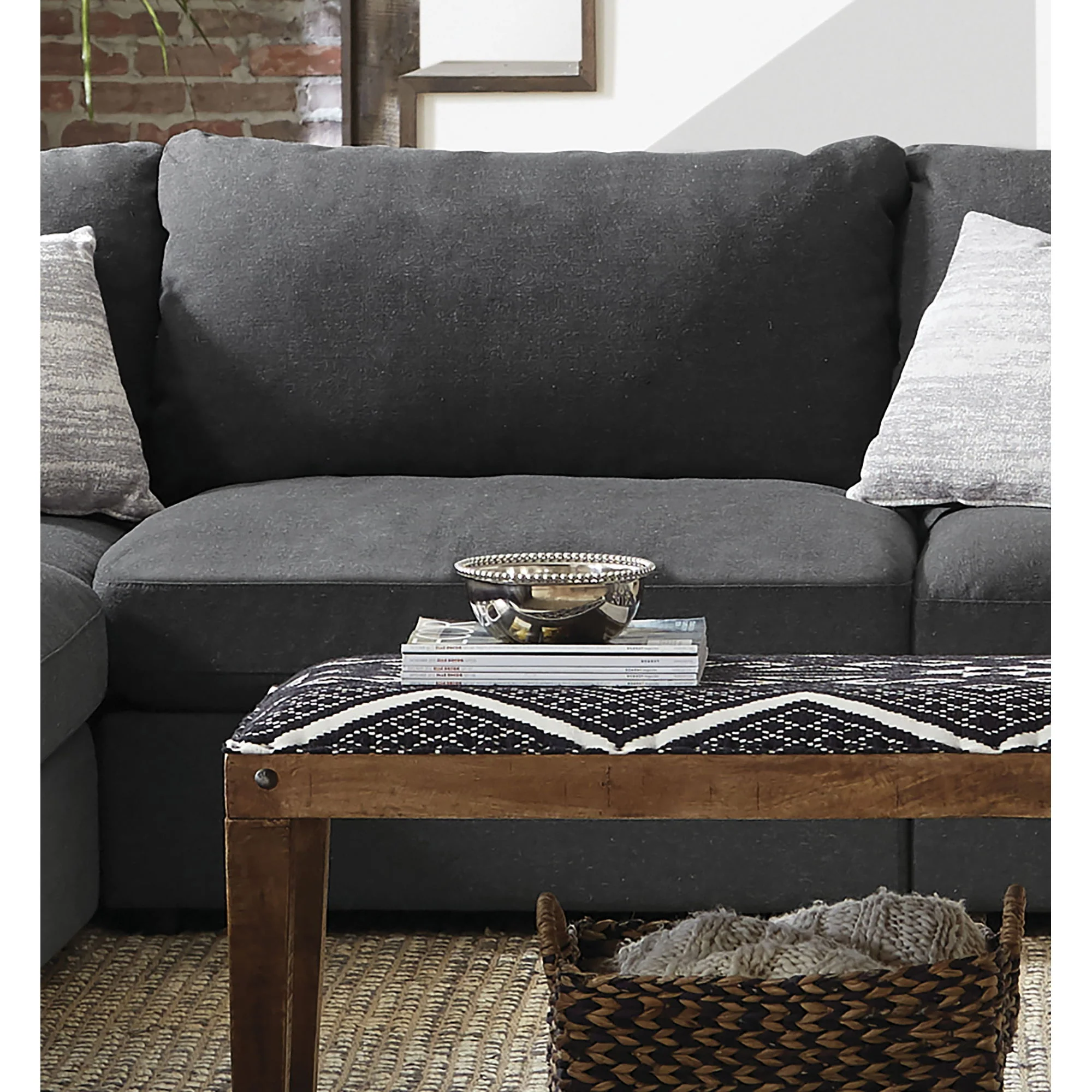 Duncan- Armless Chair With Removable Cushions - Image 6