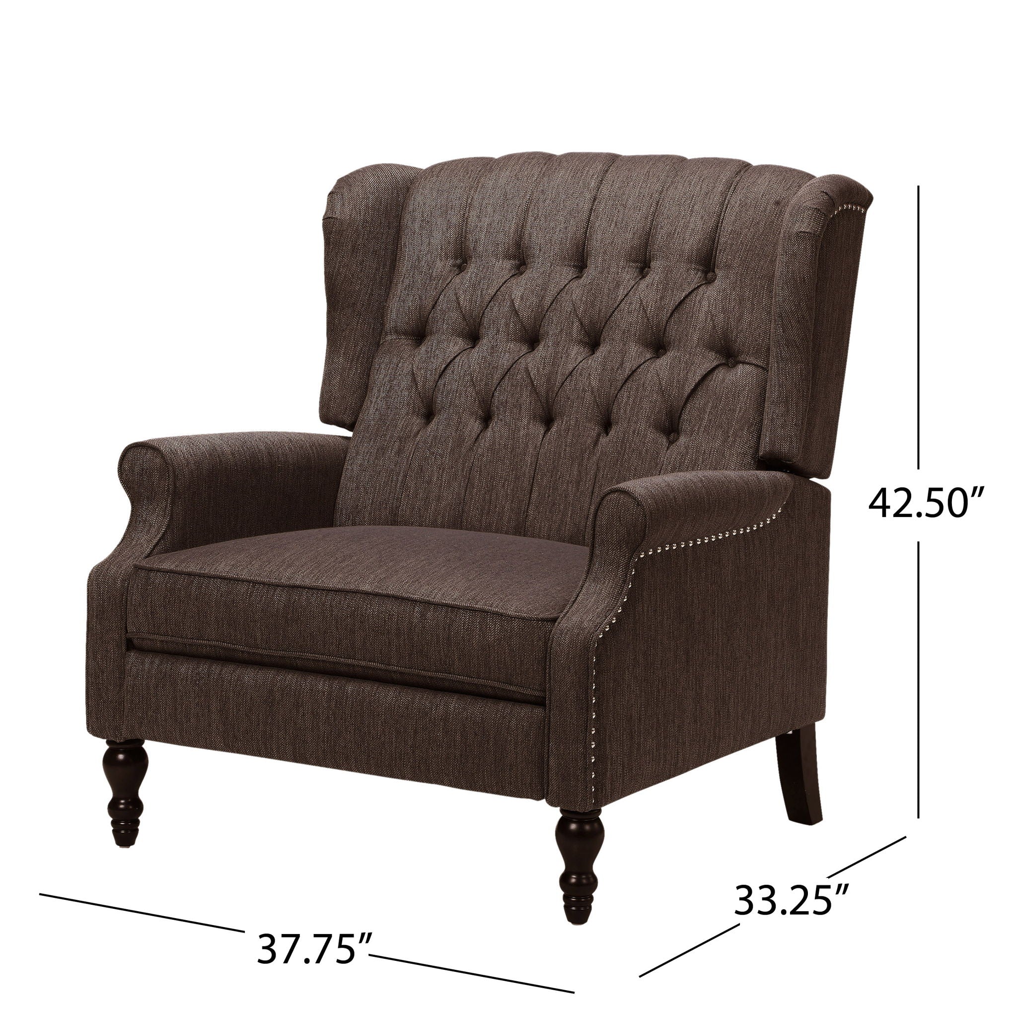 Dunham - Contemporary Fabric Tufted Oversized Pushback Recliner - Image 22