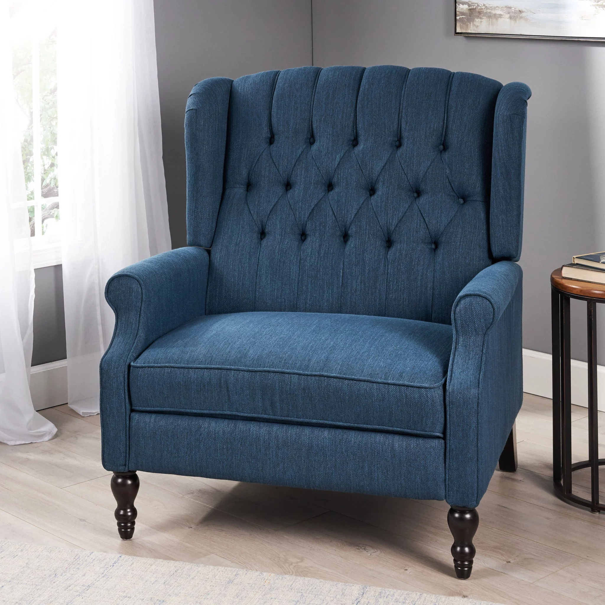 Dunham - Contemporary Fabric Tufted Oversized Pushback Recliner - Image 24