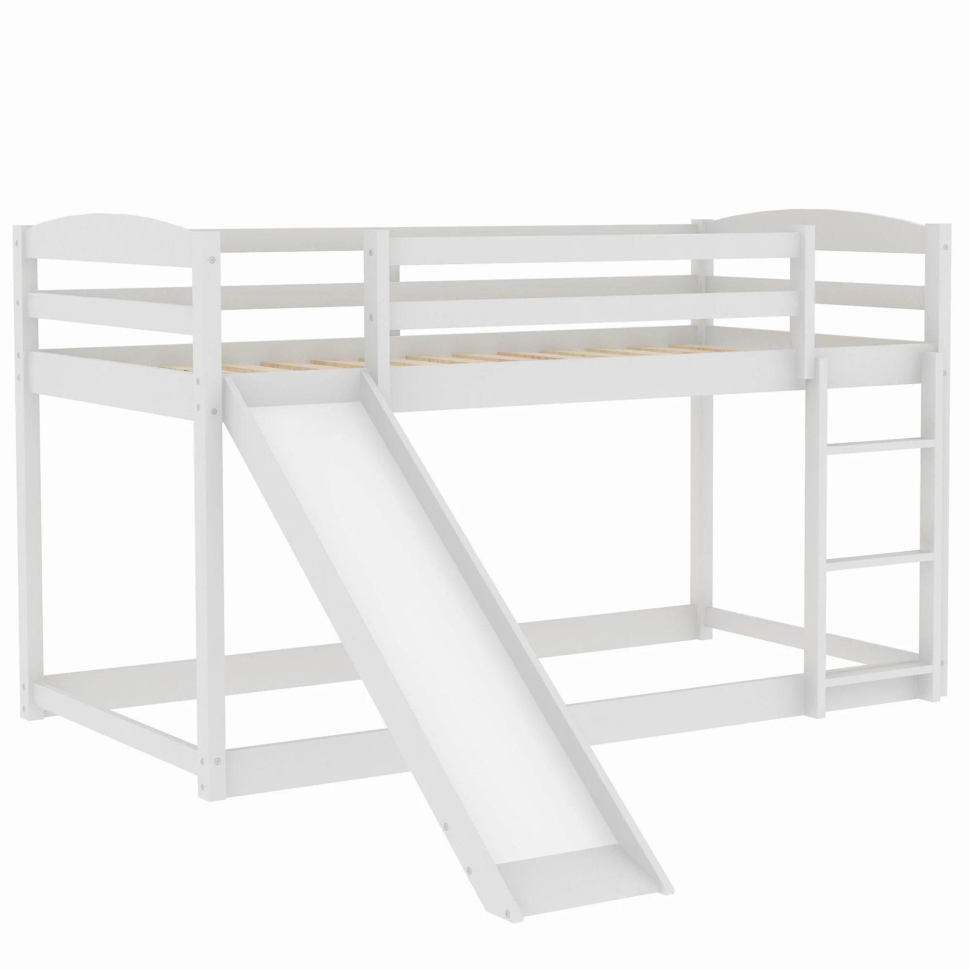 Durable Bunk Bed With Convertible Slide And Ladder - Image 2