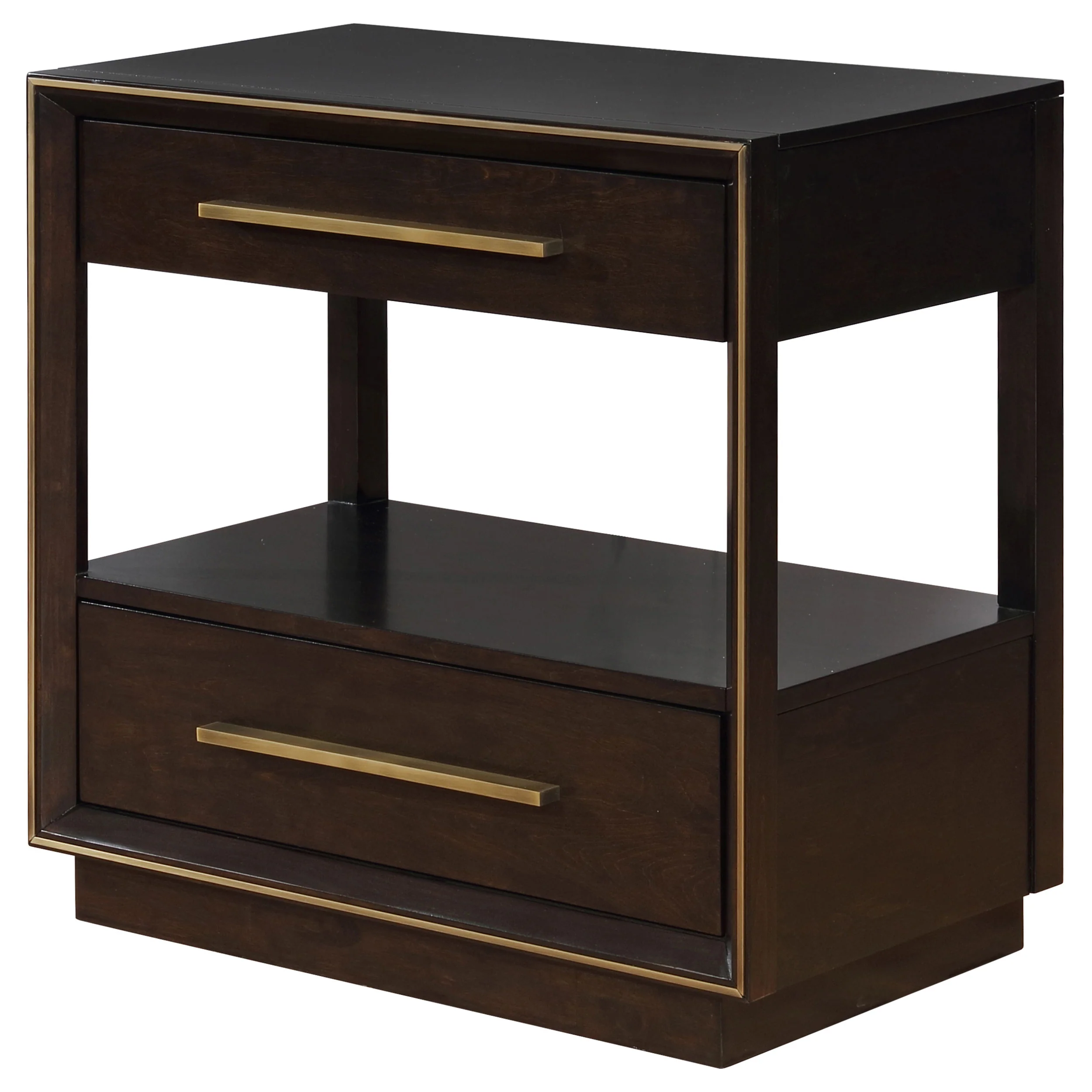 Durango 2-Drawer Nightstand in Smoked Peppercorn - Image 5