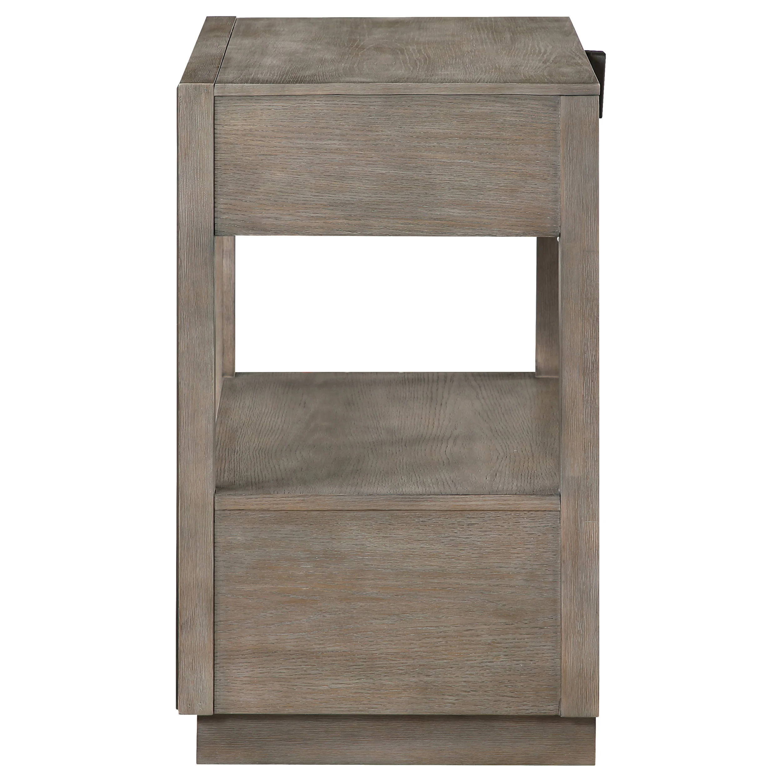 Durango 2-Drawer Nightstand in Taupe Oak - Image 2